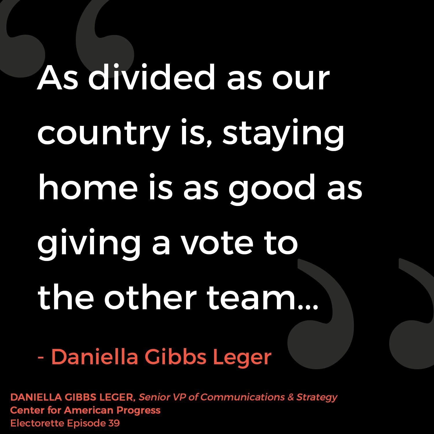 Daniella Gibbs Leger, Center for American Progress, Thinking Cap Podcast
