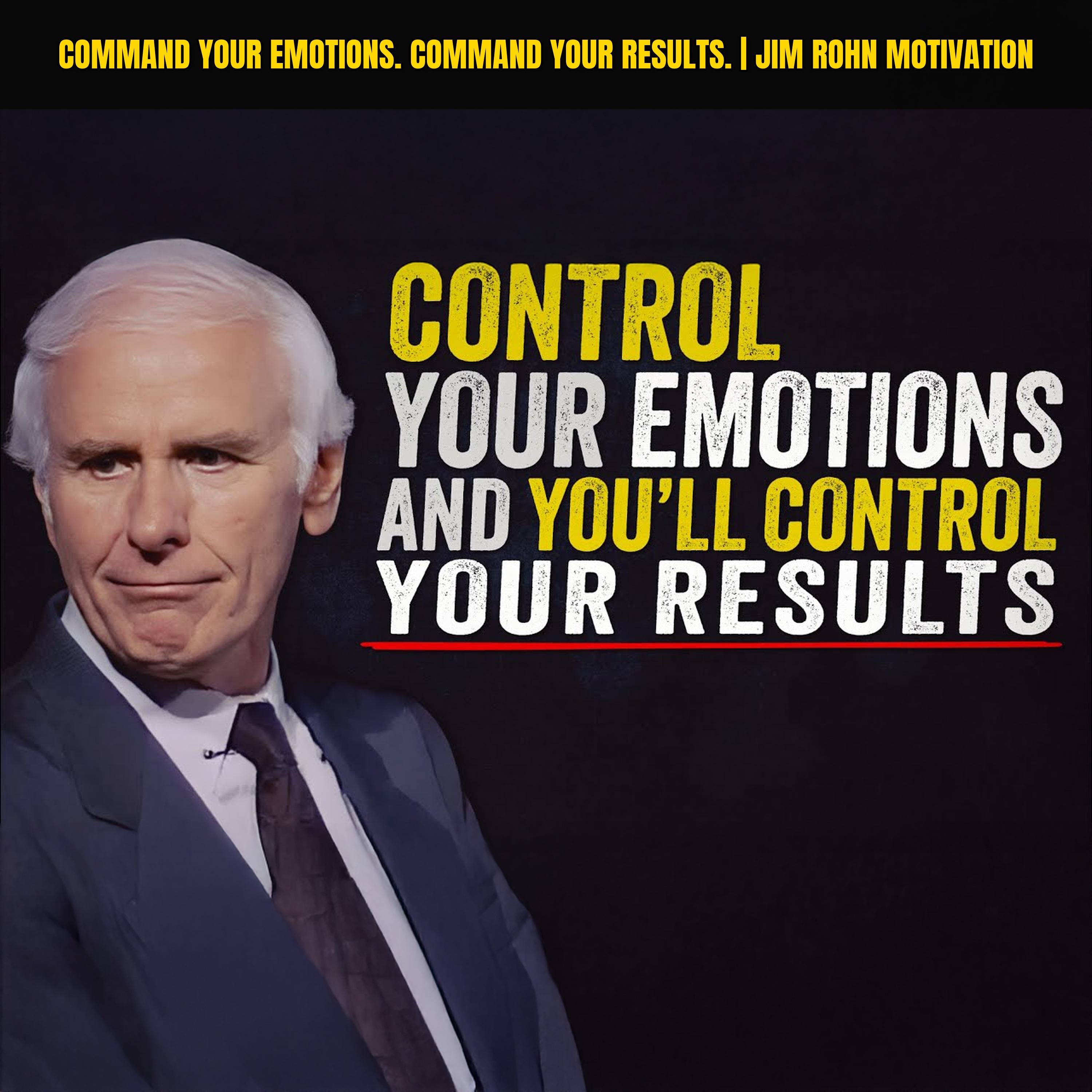Command Your Emotions. Command Your Results. | Jim Rohn Motivation