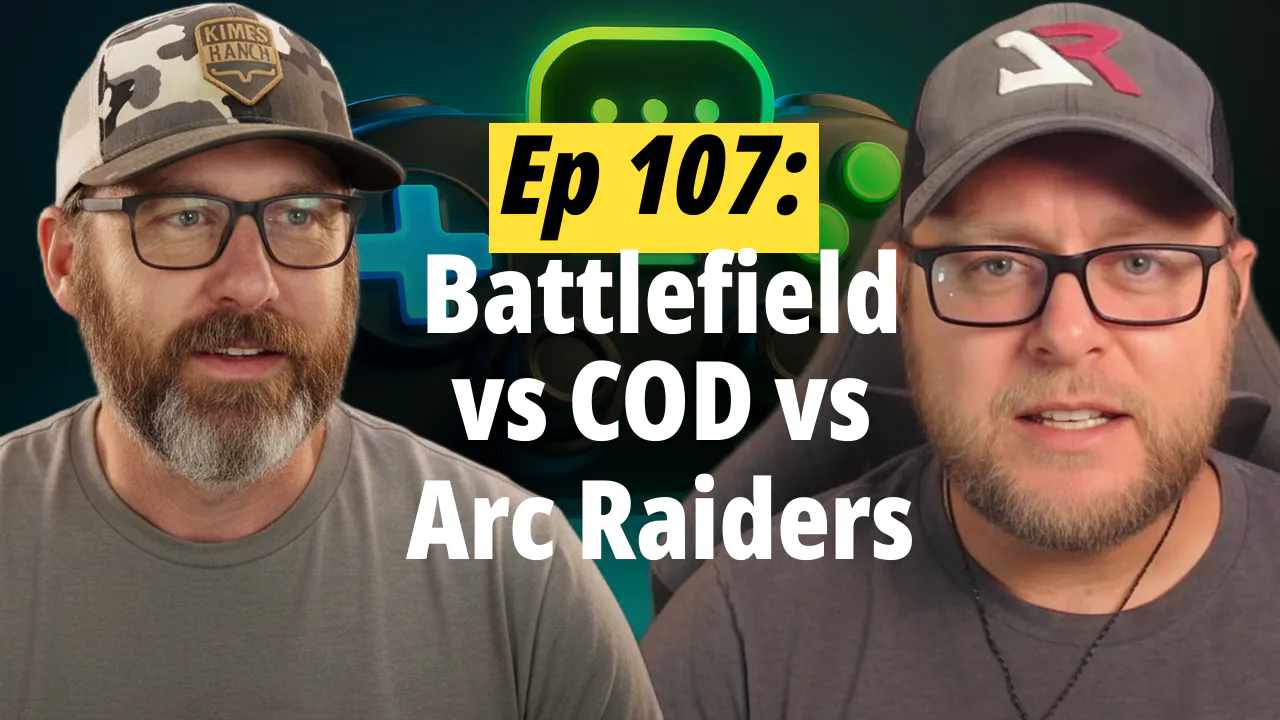 Episode 107 - Black Ops 7 vs Battlefield 6 vs Arc Raider episode artwork