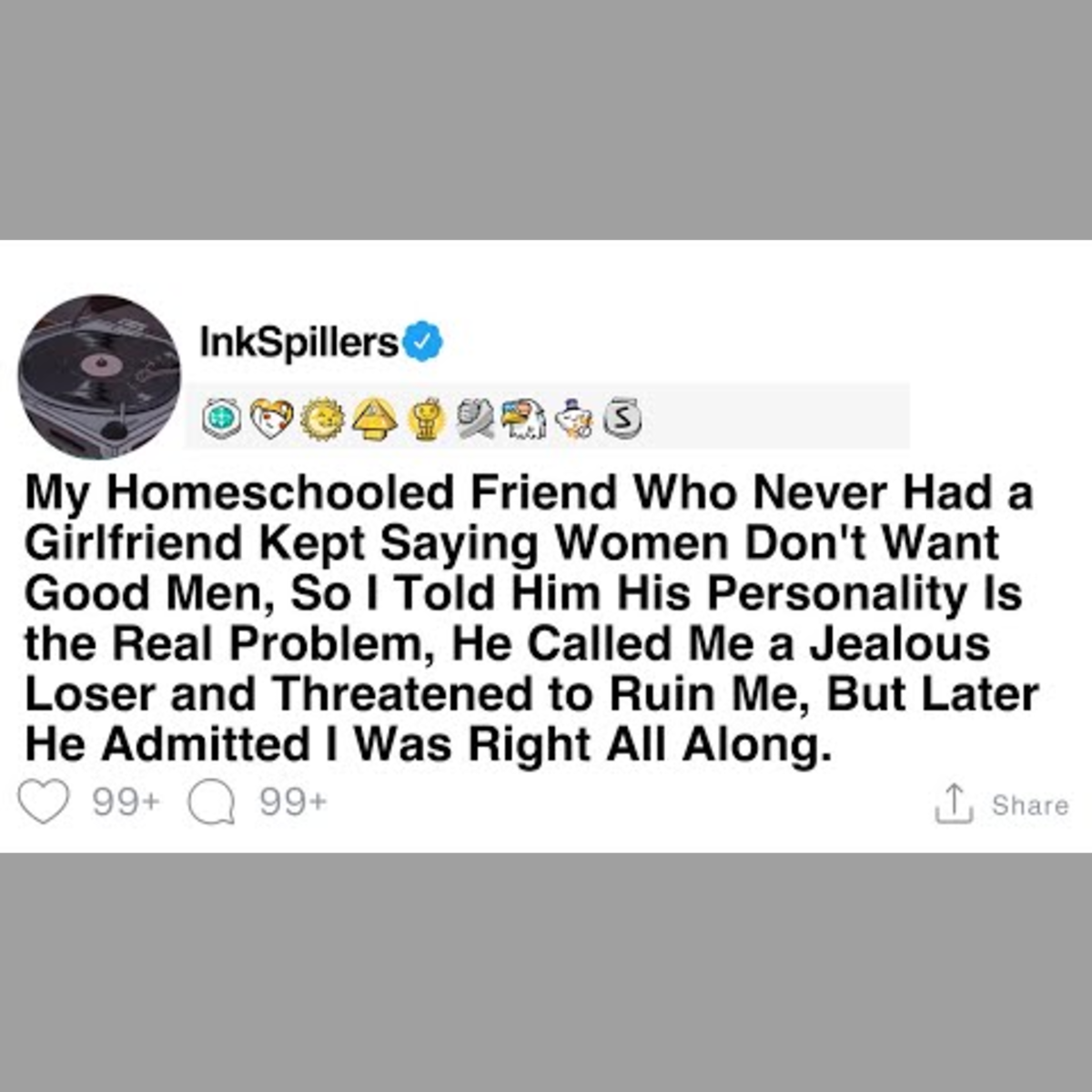 My Friend's Misconceptions About Relationships