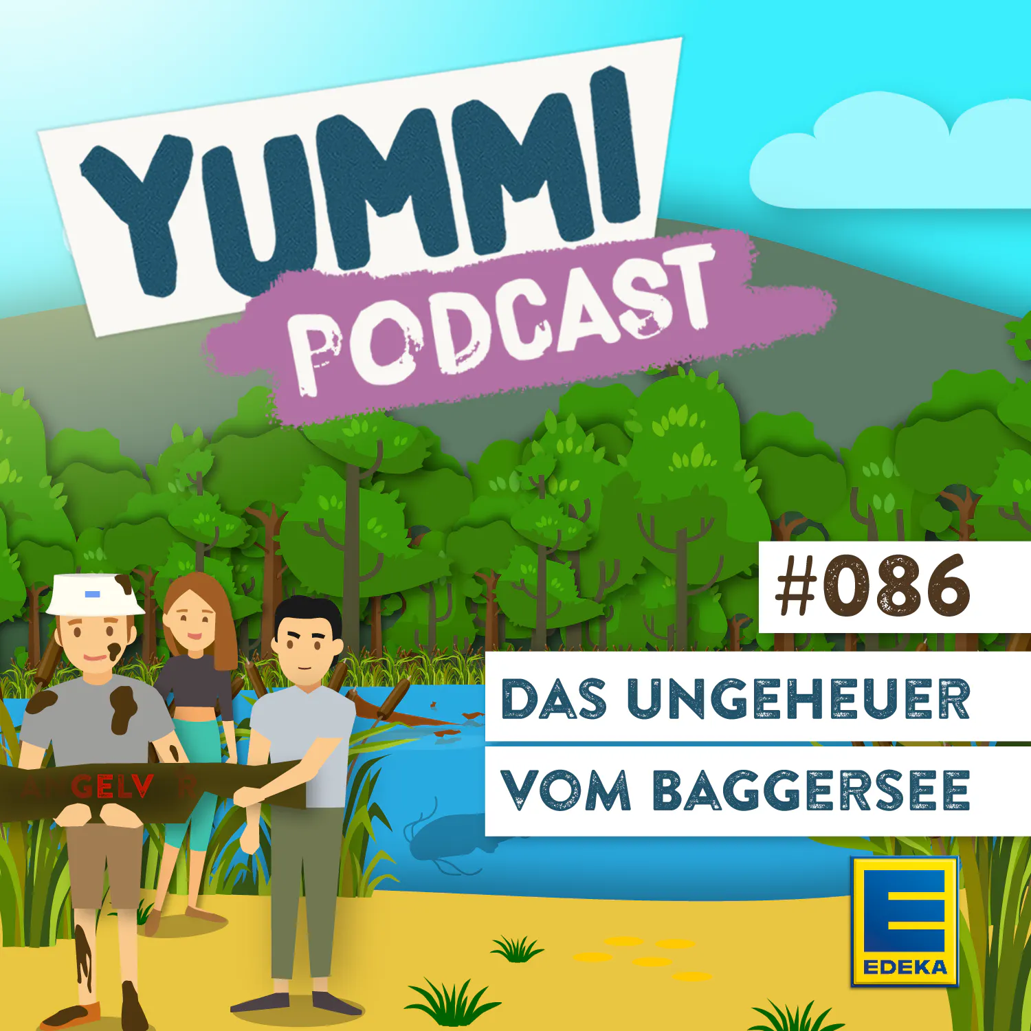 Cover: Das Ungeheuer vom Baggersee