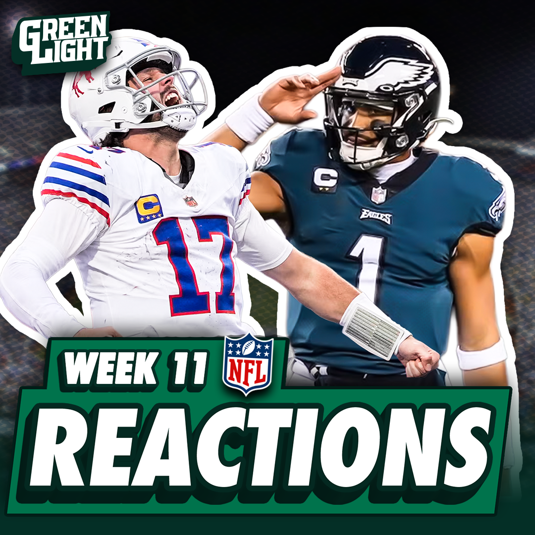 Eagles Defeat Lions, Josh Allen Superhero & NFL Playoff Outlook | NFL WK11 Reactions