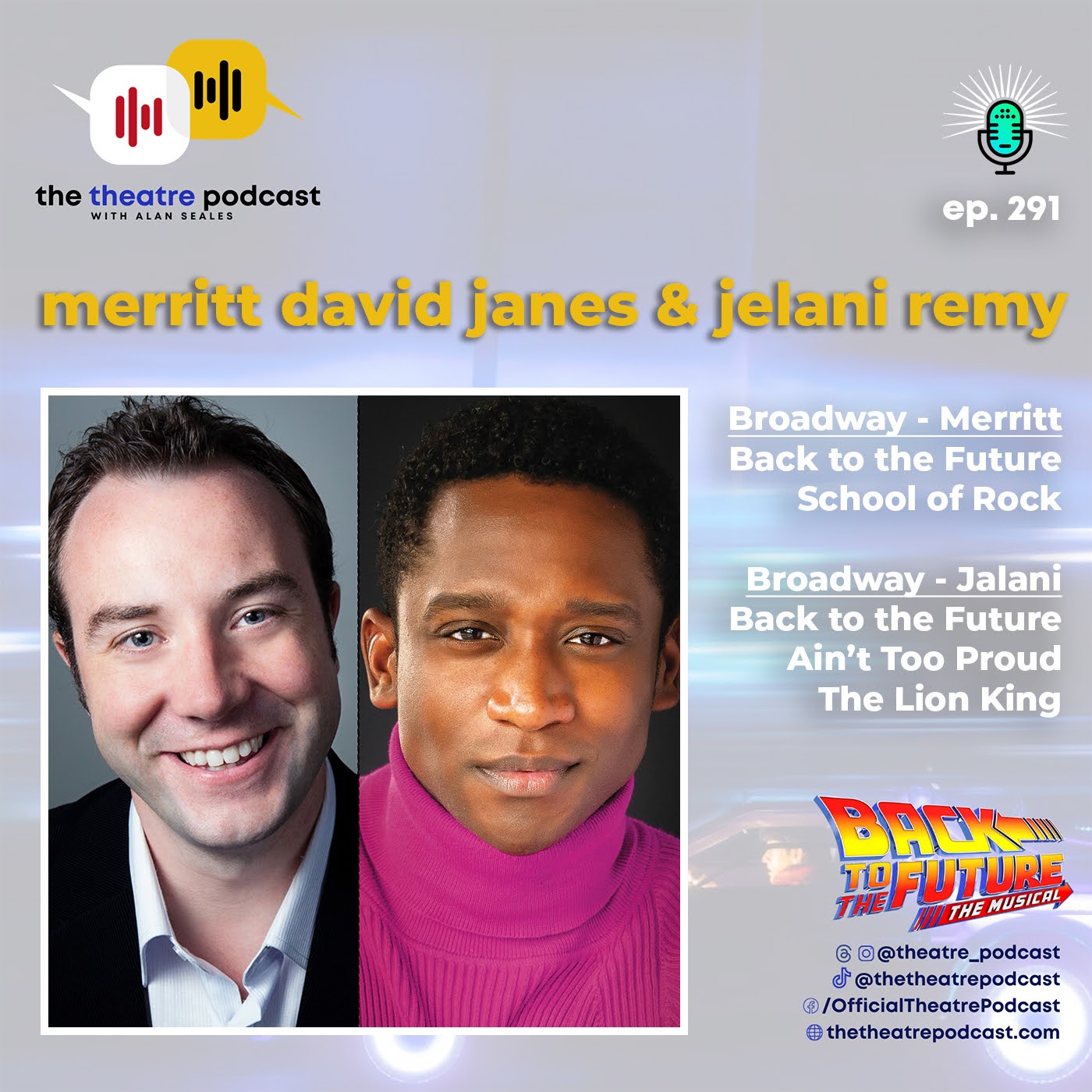 Jelani Remy & Merritt David Janes: On Stage and Real Life BTTF Buddies
