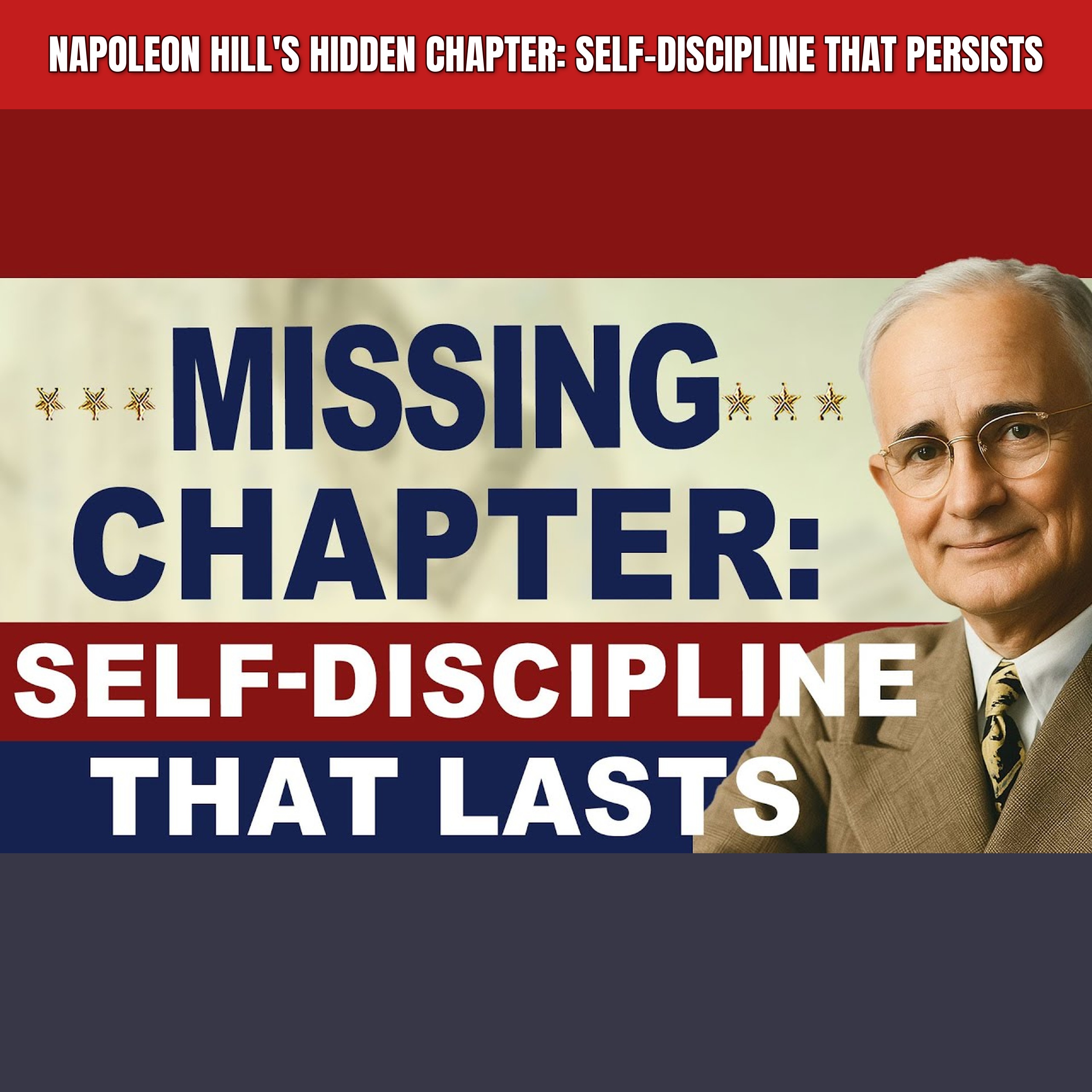 Napoleon Hill's Hidden Chapter: Self-Discipline That Persists
