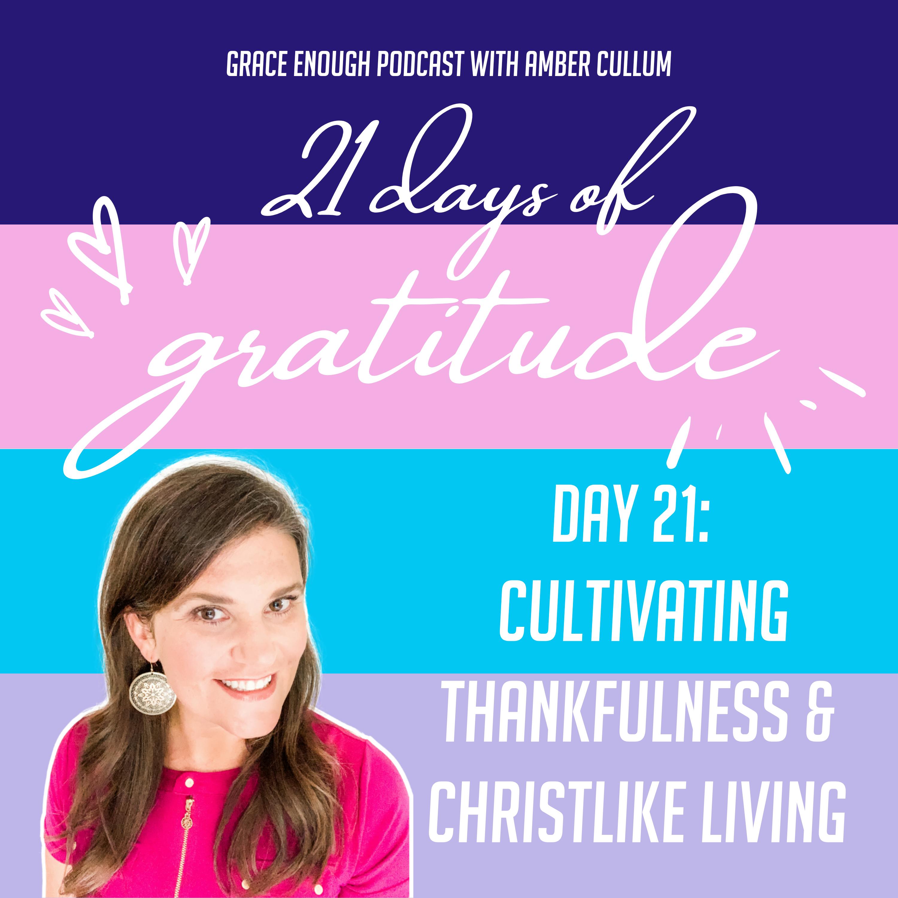 21/21 Days of Gratitude: Cultivating Thankfulness & Christlike Living