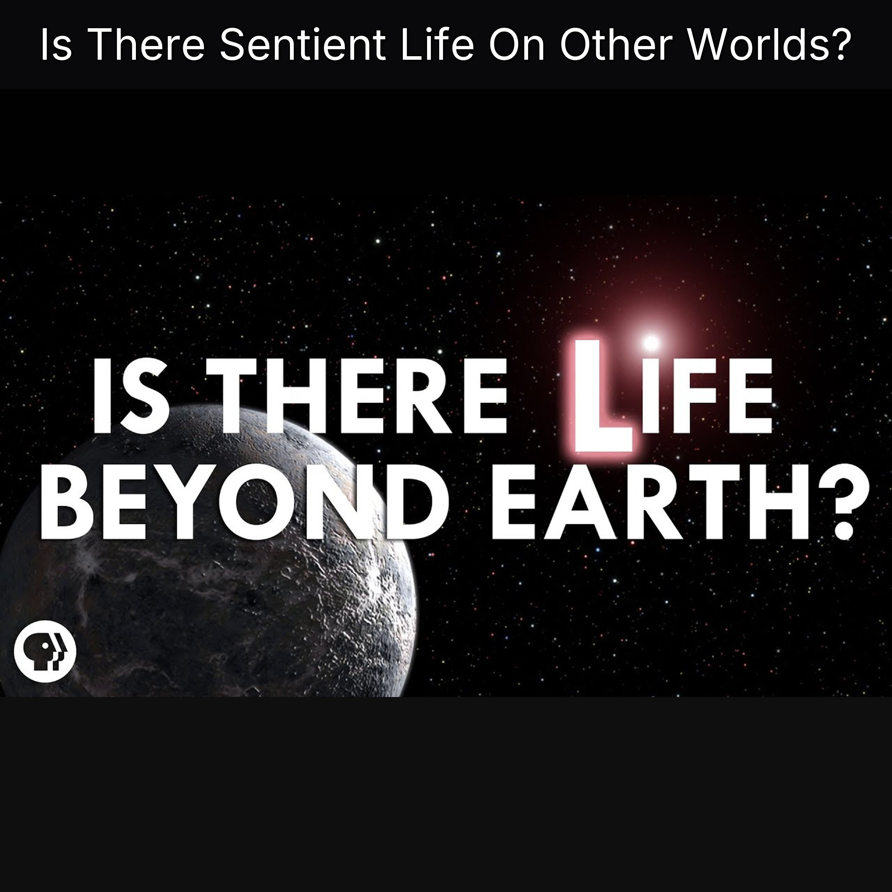 Is There Sentient Life On Other Worlds? episode artwork