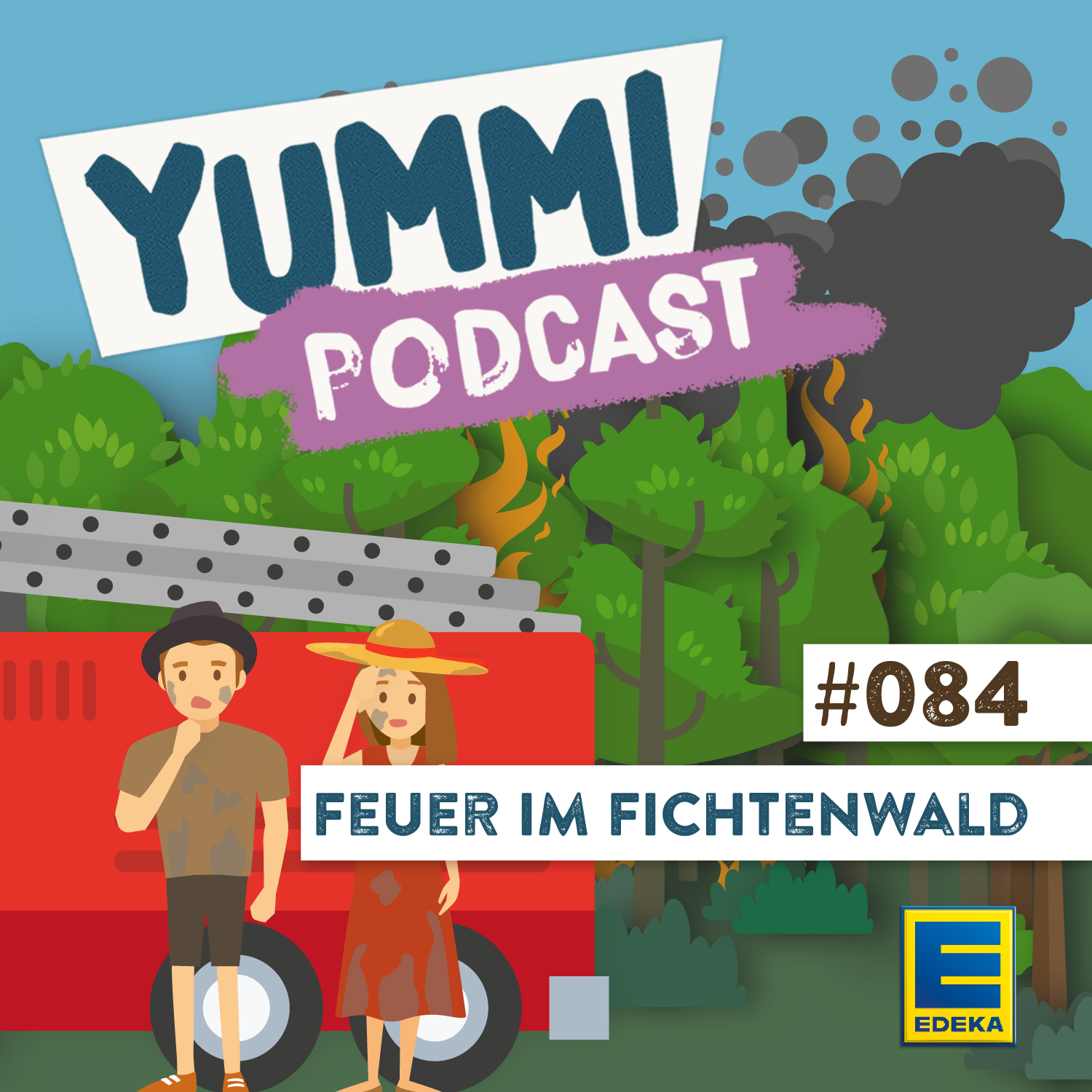 Cover: Feuer im Fichtenwald