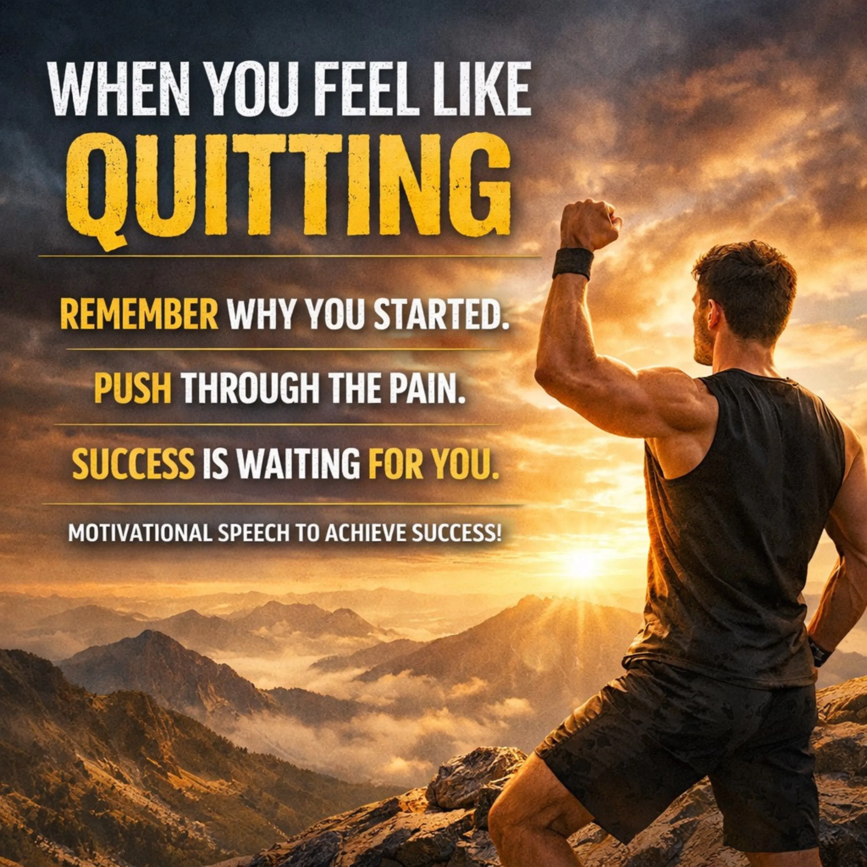 WHEN YOU FEEL LIKE QUITTING - Motivational Speech To Achieve Success! episode artwork