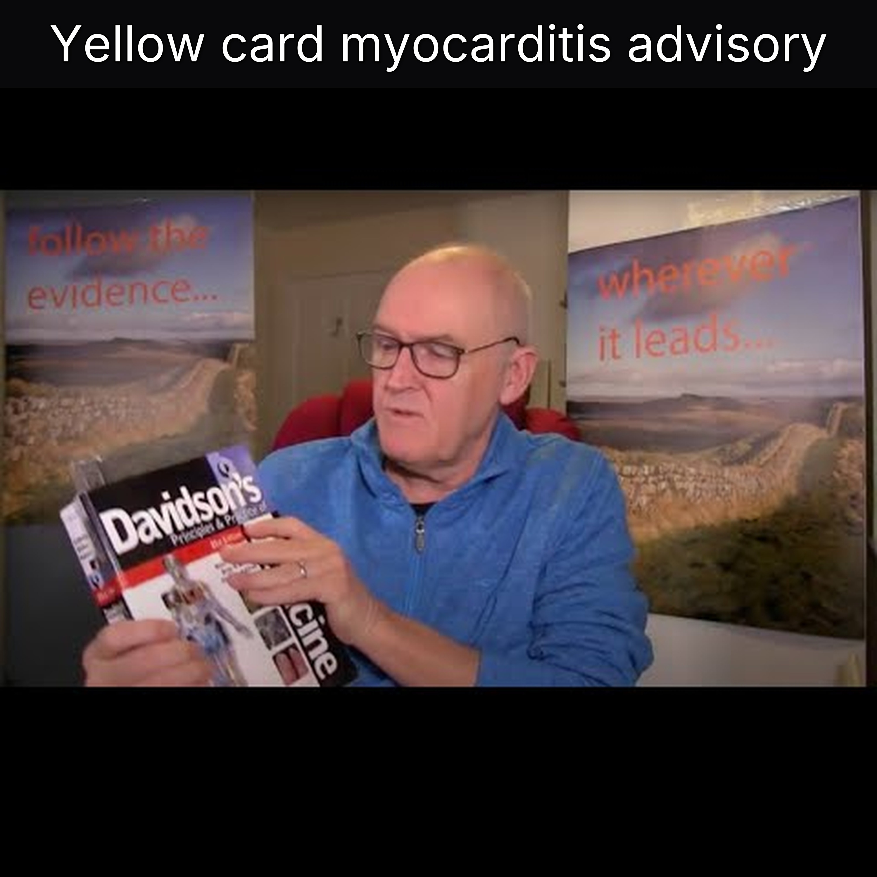 Yellow card myocarditis advisory