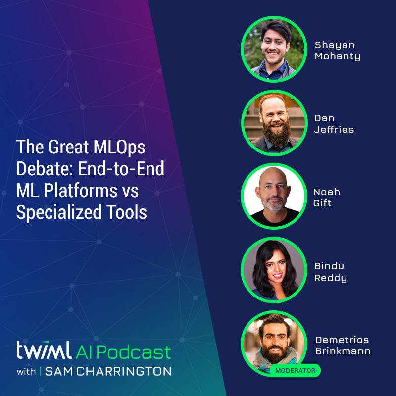Live from TWIMLcon! The Great MLOps Debate: End-to-End ML Platforms vs Specialized Tools - #597 Live from TWIMLcon! The Great MLOps Debate: End-to-End ML Platforms vs Specialized Tools - #597