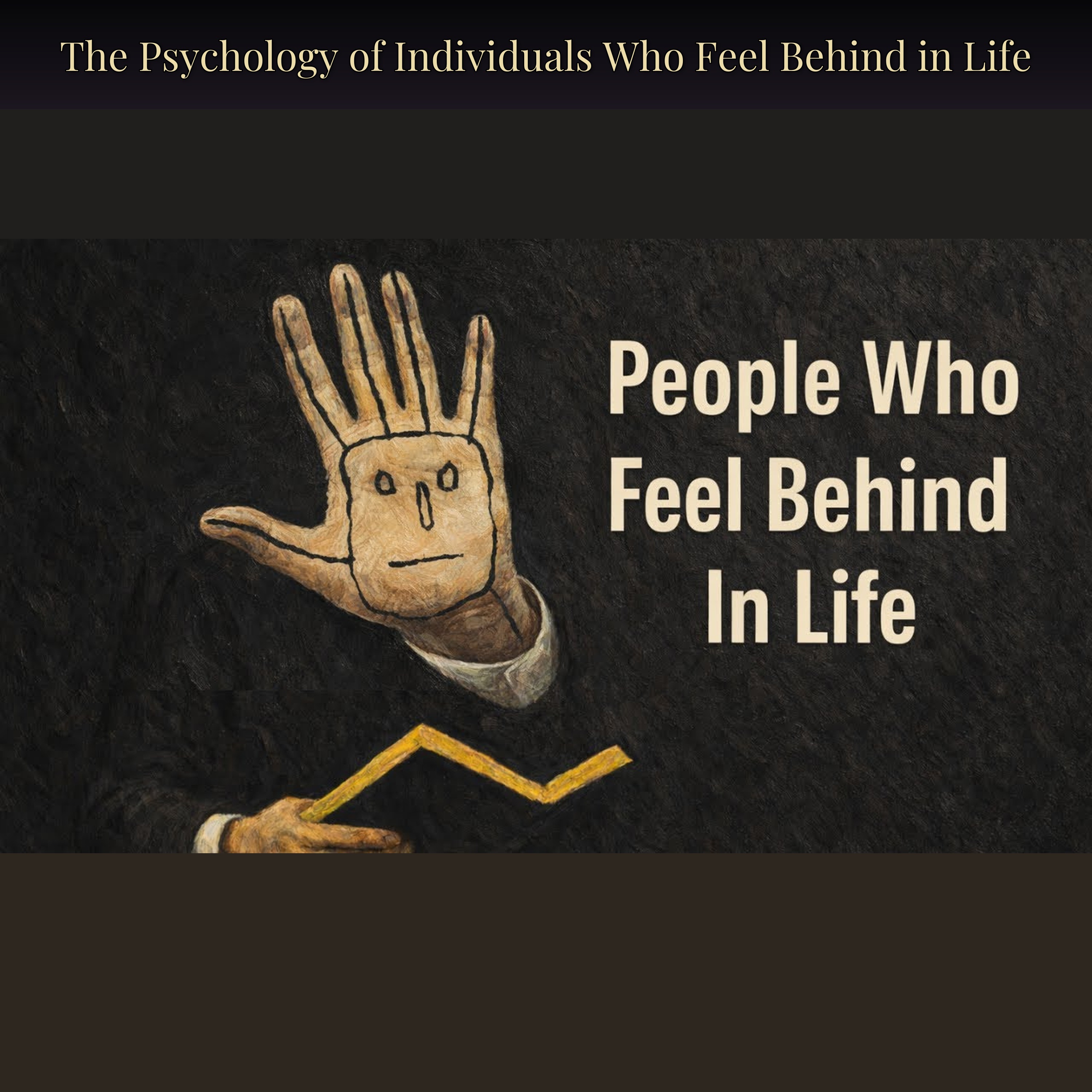 The Psychology of Individuals Who Feel Behind in Life