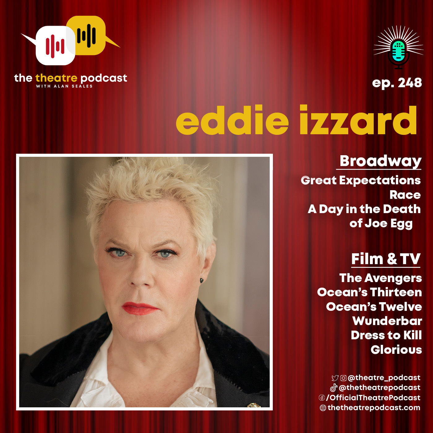 Eddie Izzard: Living up to Great Expectations