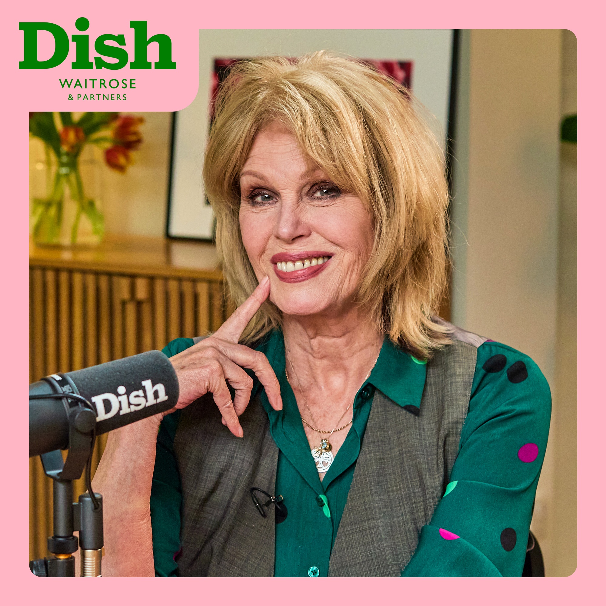 Joanna Lumley, parsnip gnocchi with sage & garlic mushrooms and a Gavi