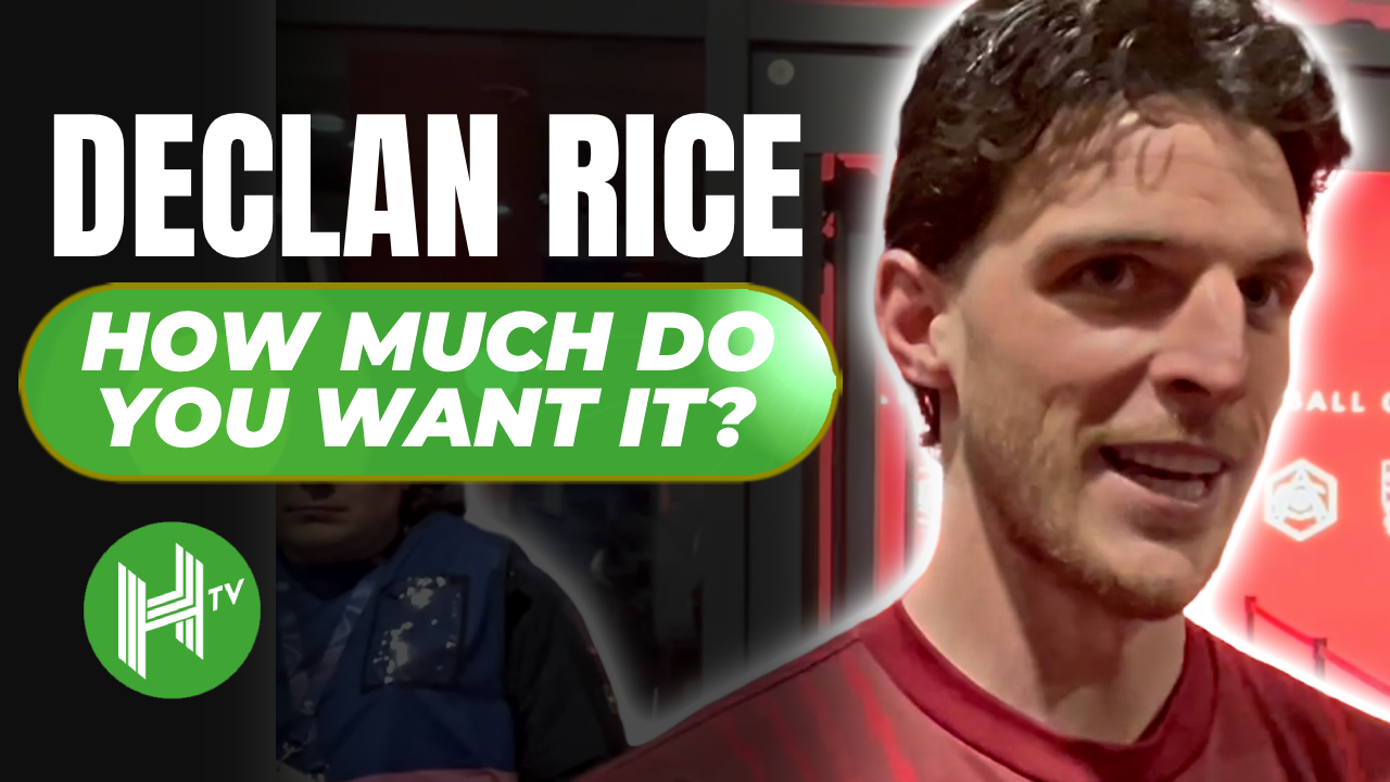 BRING ON City! | Declan Rice interview | Man City v Arsenal