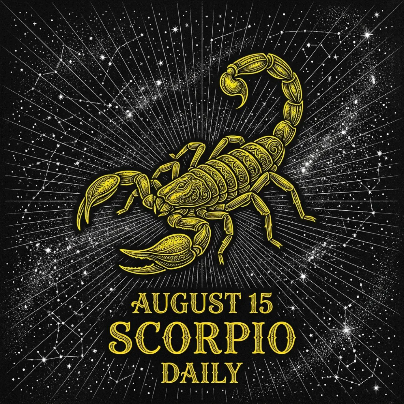 Saturday, August 15, 2026 Scorpio Horoscope Today episode artwork