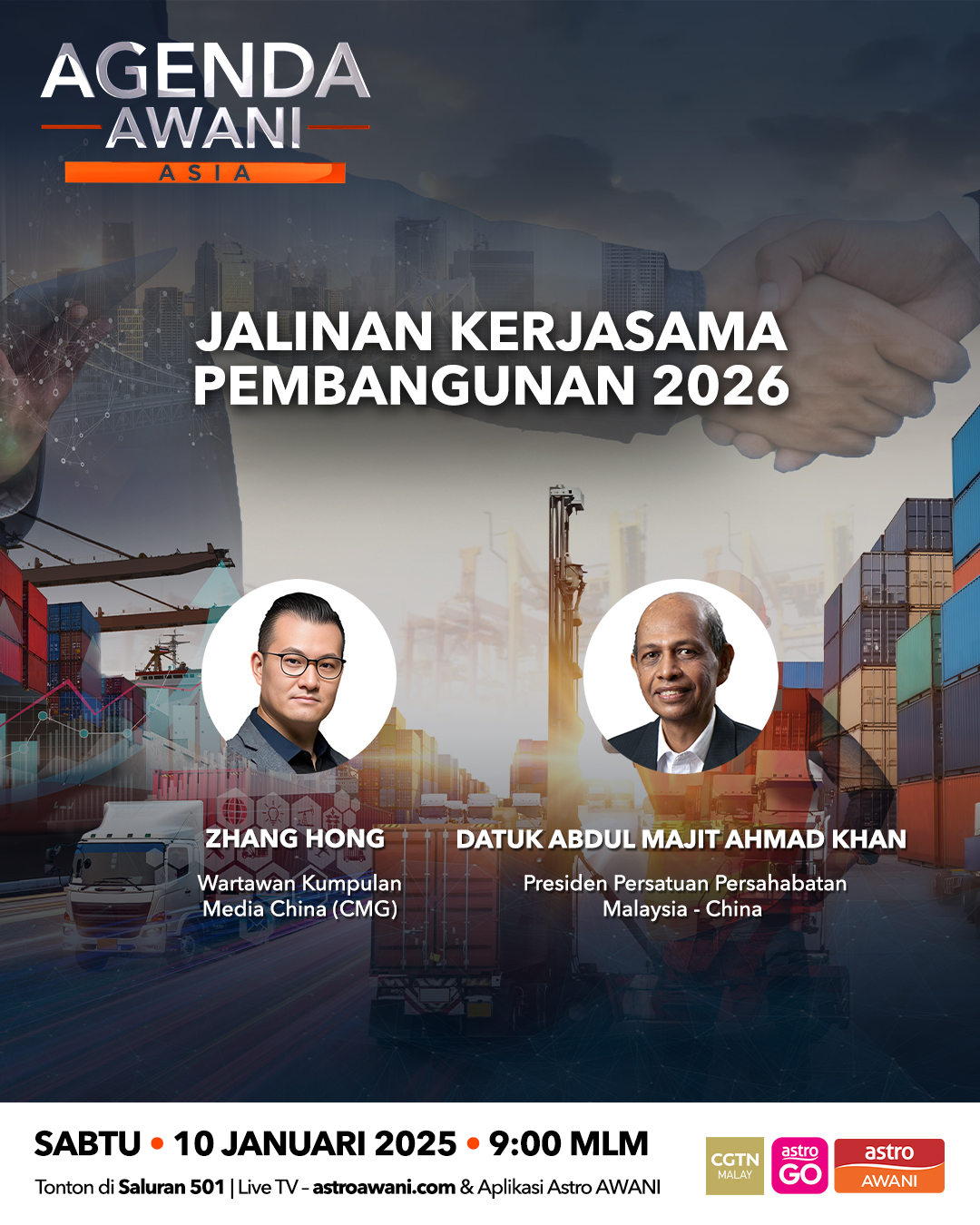Agenda AWANI Asia: Jalinan Kerjasama Pembangunan 2026