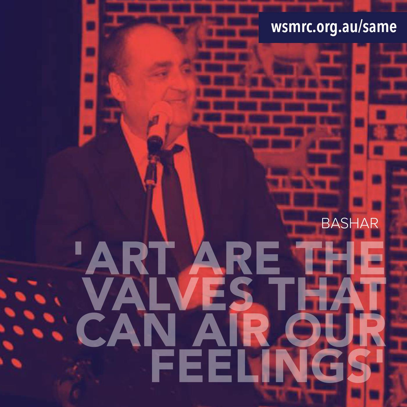 Art are the valves that can air our feelings - Meet Bashar Hanna Art are the valves that can air our feelings - Meet Bashar Hanna