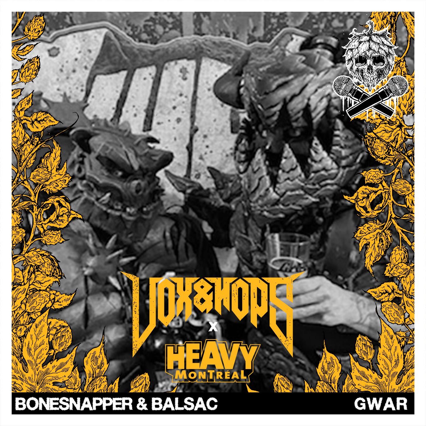 Bonesnapper the Cave Troll & Balsac the Jaws of Death (GWAR)