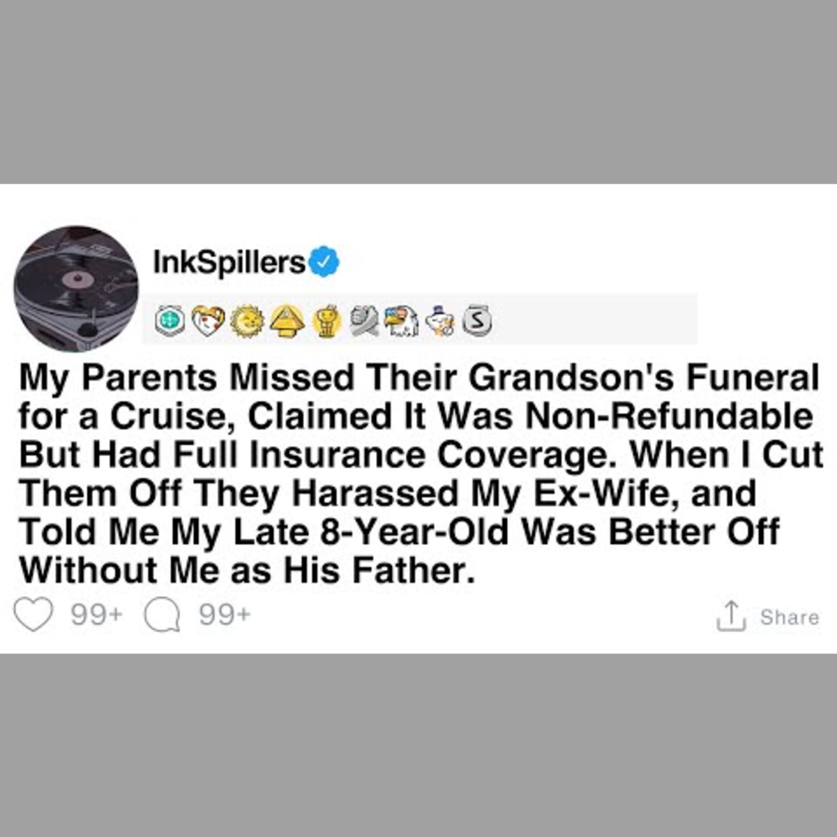 Parents Skipped Grandson's Funeral for a Cruise with Insurance