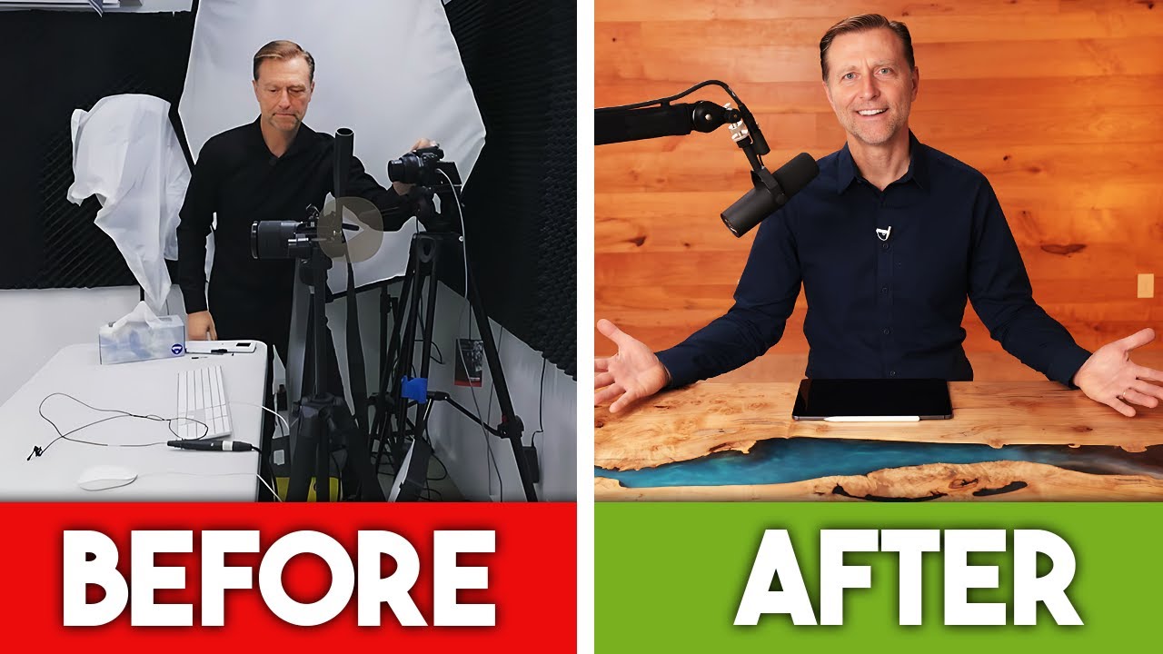 Dr. Berg's YouTube Studio Makeover (BEHIND THE SCENES) episode artwork