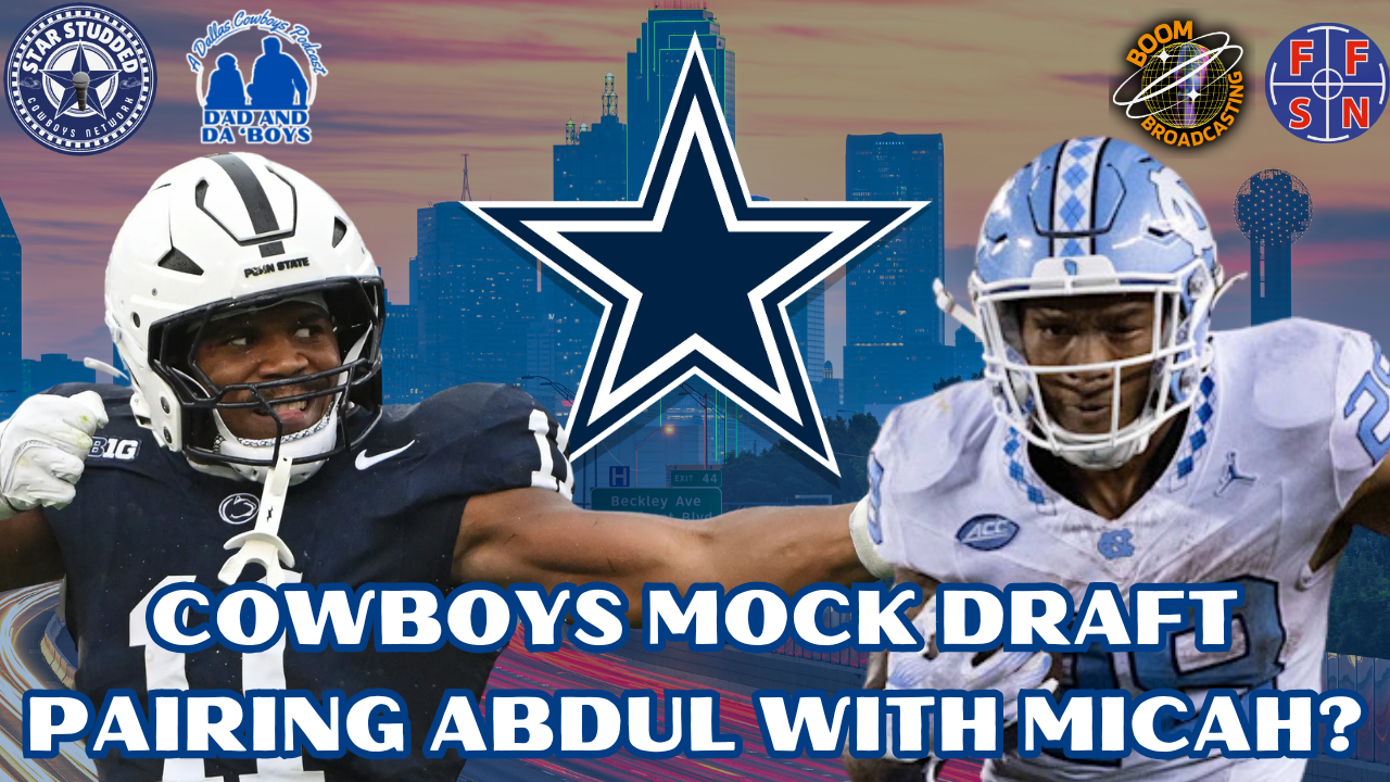 Dallas Cowboys MOCK DRAFT: Abdul Carter the Cowboy? episode artwork
