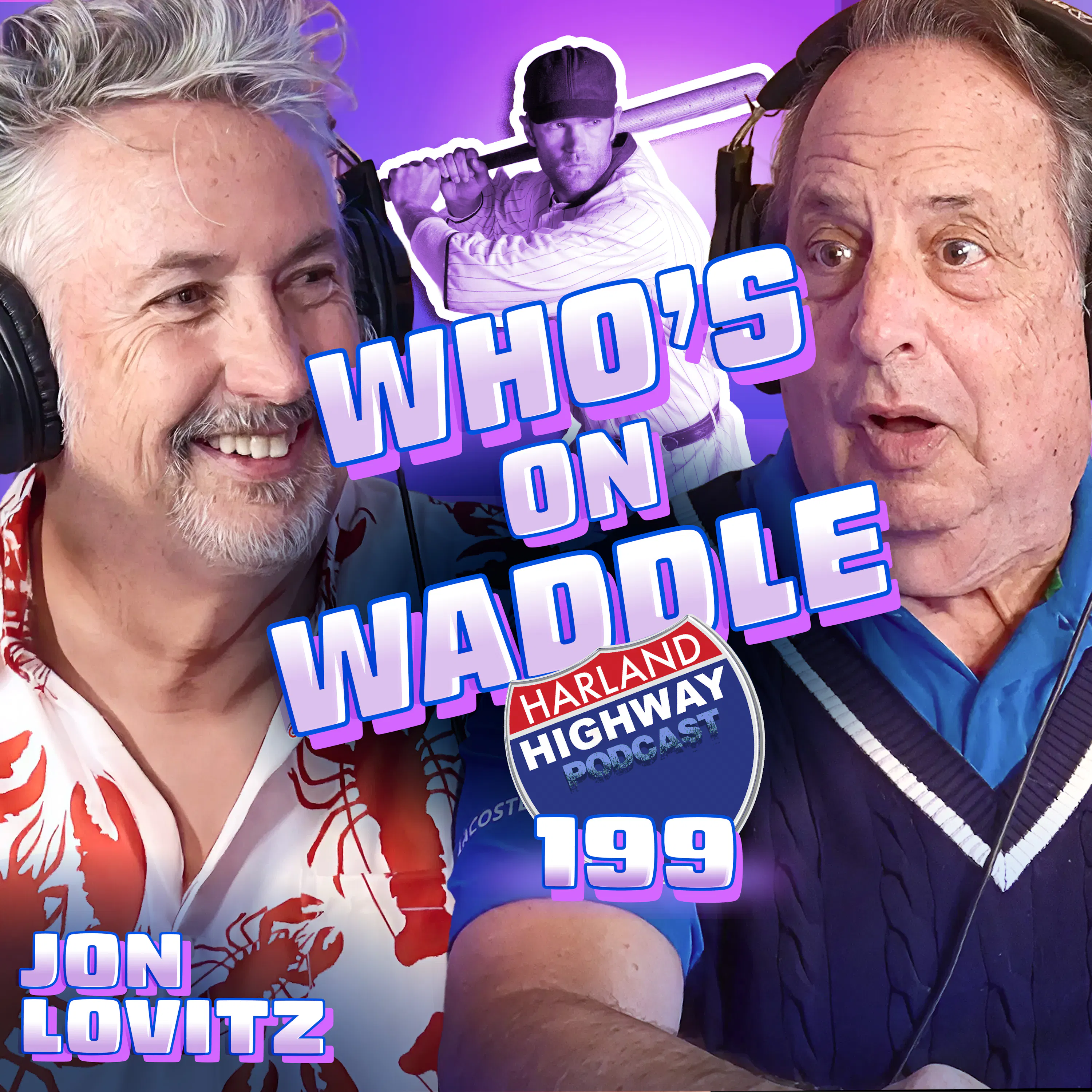 JON LOVITZ isn't sure who's on first in a war of words and waddles! Calm down and Eat your ice cream episode artwork
