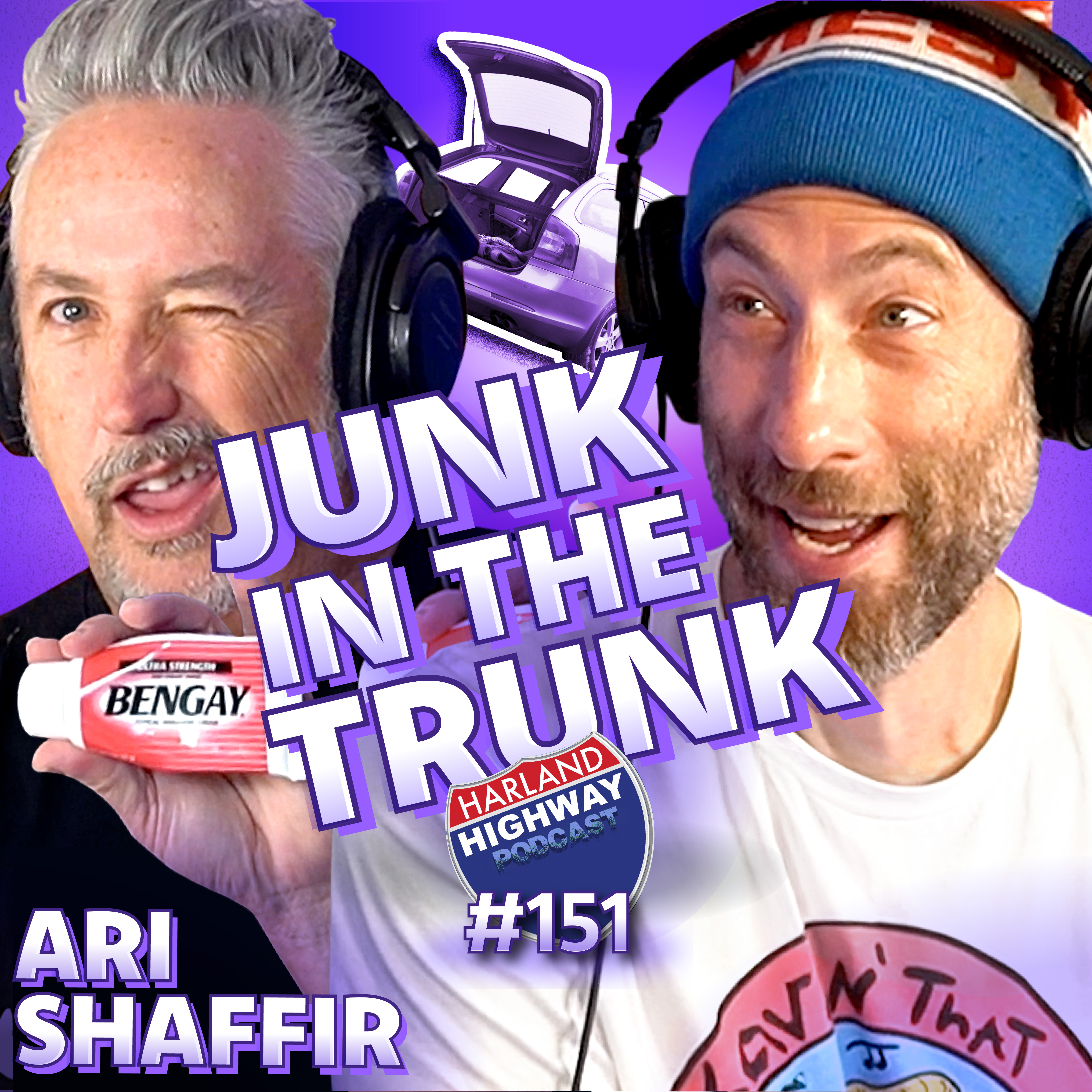 ARI SHAFFIR hits the Highway and Talks Junk in the Trunk!