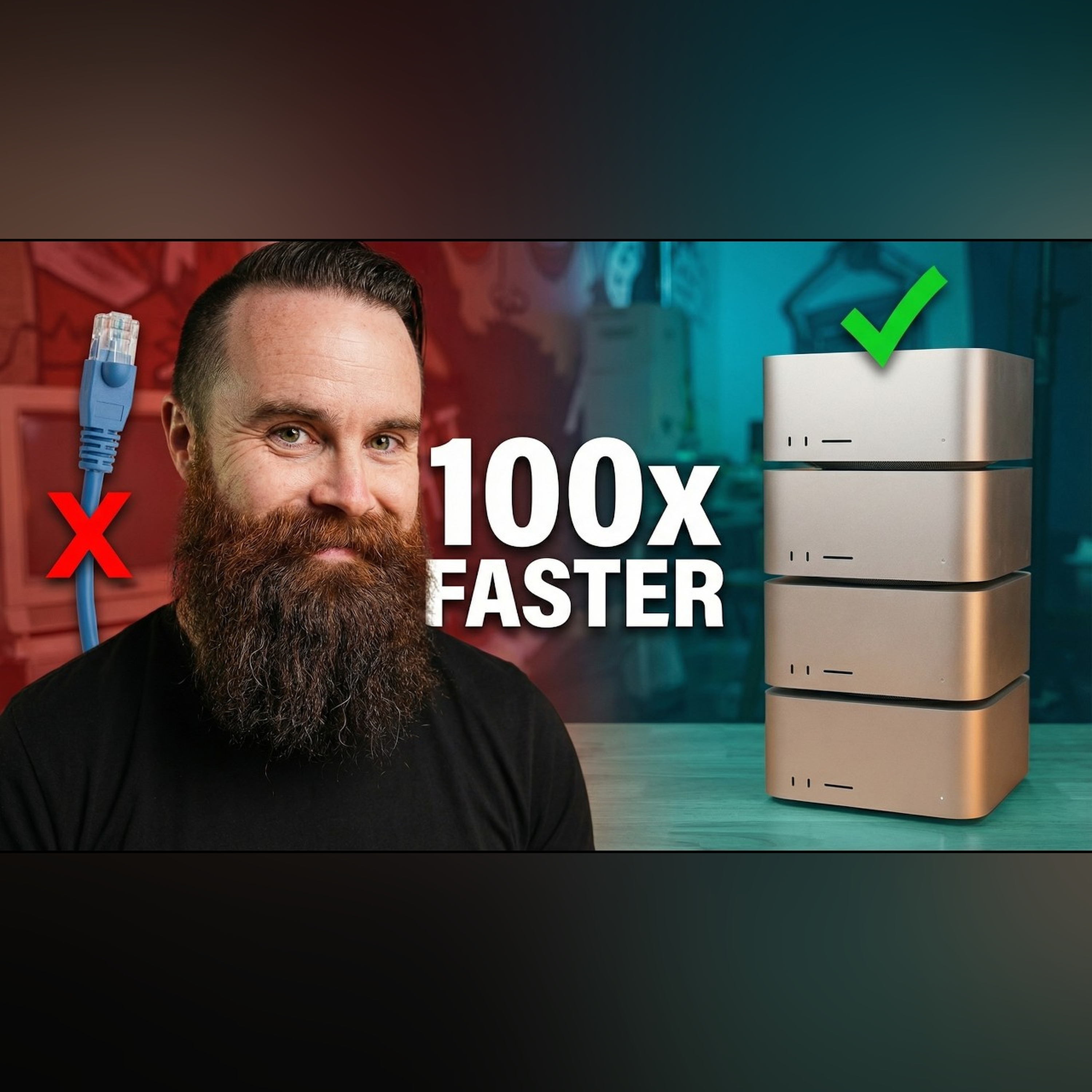 Ethernet is DEAD?? Mac Studio is 100x FASTER!! episode artwork