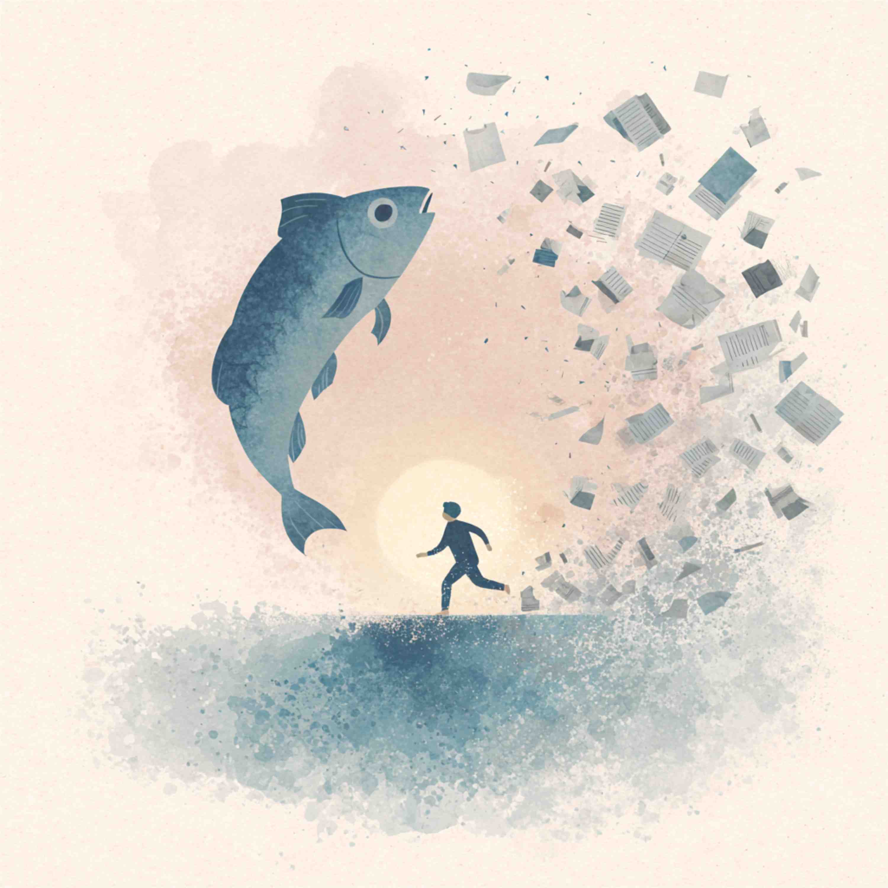 Fish don't know they're in water AND What do you hate not doing? by Derek Sivers on Chasing Goals