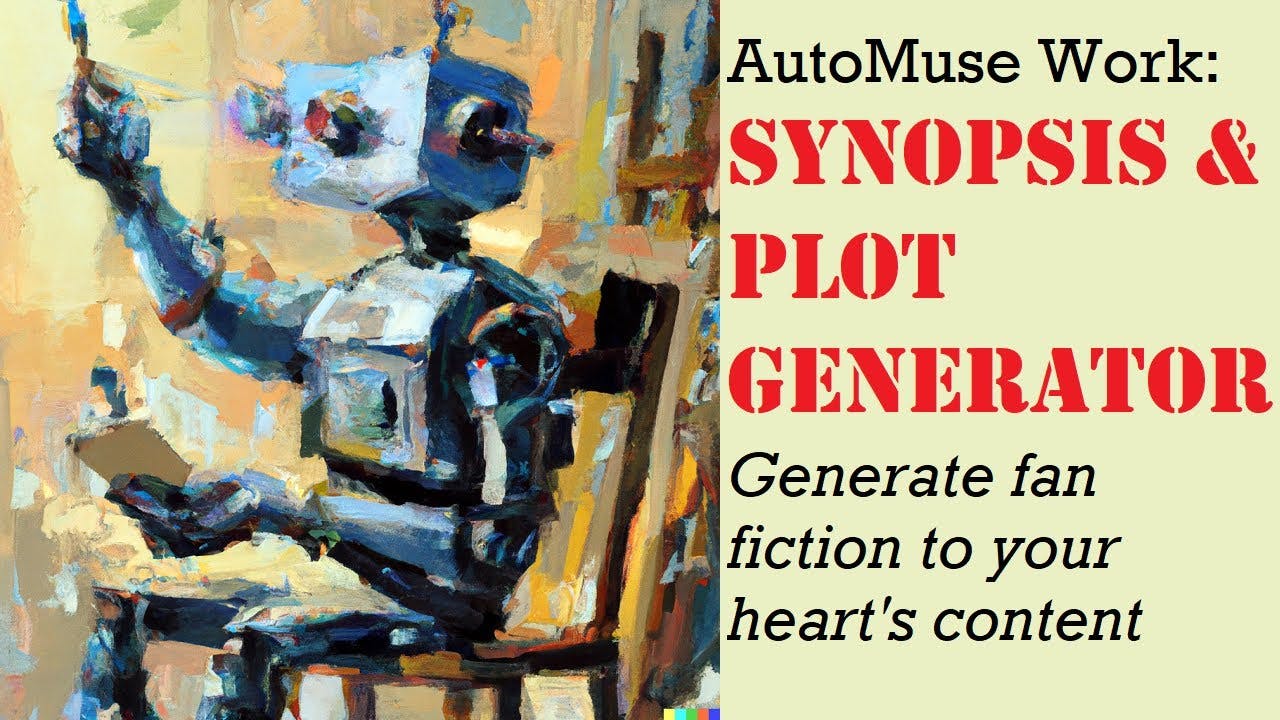 AutoMuse: Synopsis and Plot Generator Walkthrough | Artificial Intelligence Masterclass