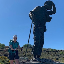 REWIND | Liz Thomson walked the Camino to honour 240 victims of murder episode artwork