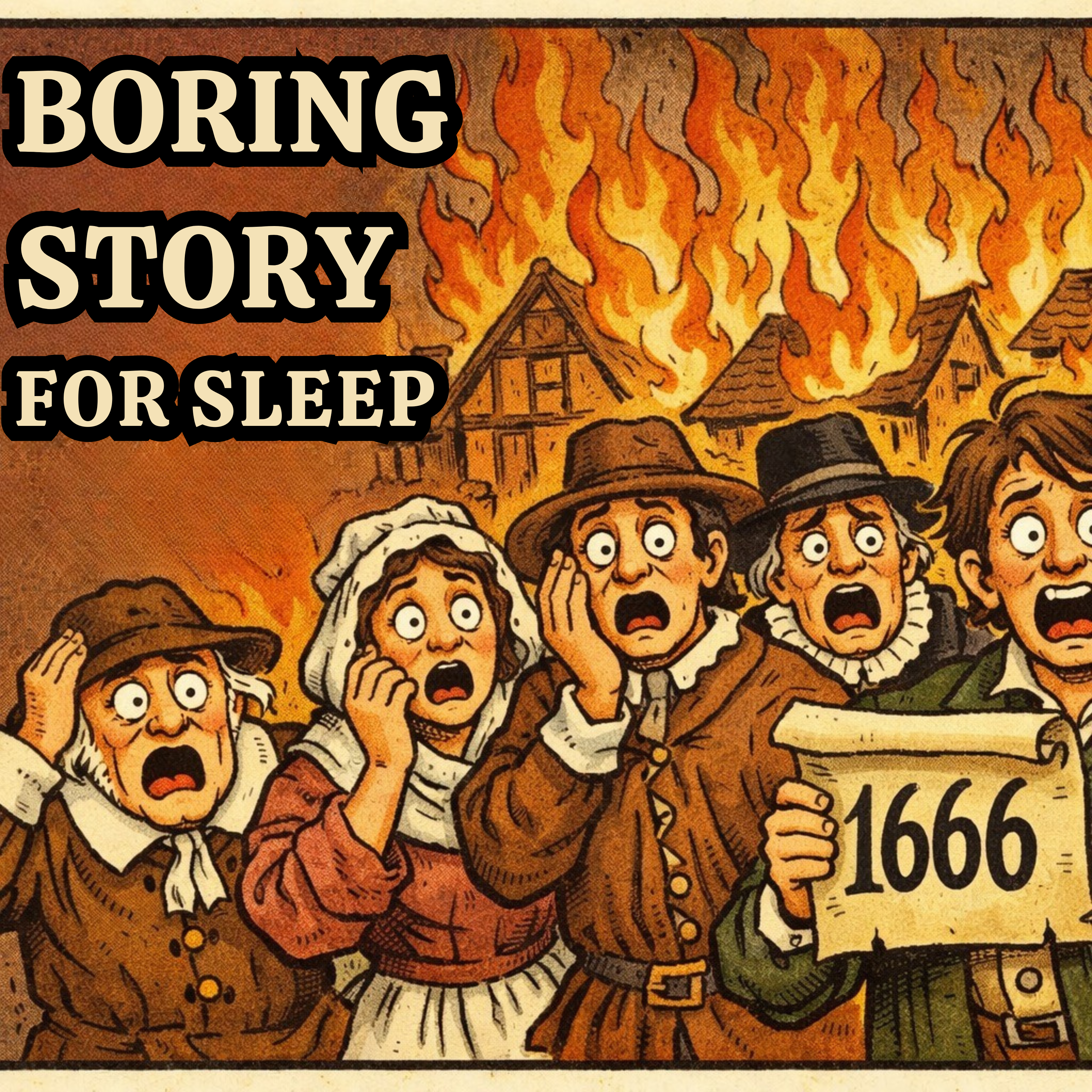 Why YOU Wouldn't Survive the Great Fire of London in 1666 | Boring History For Sleep