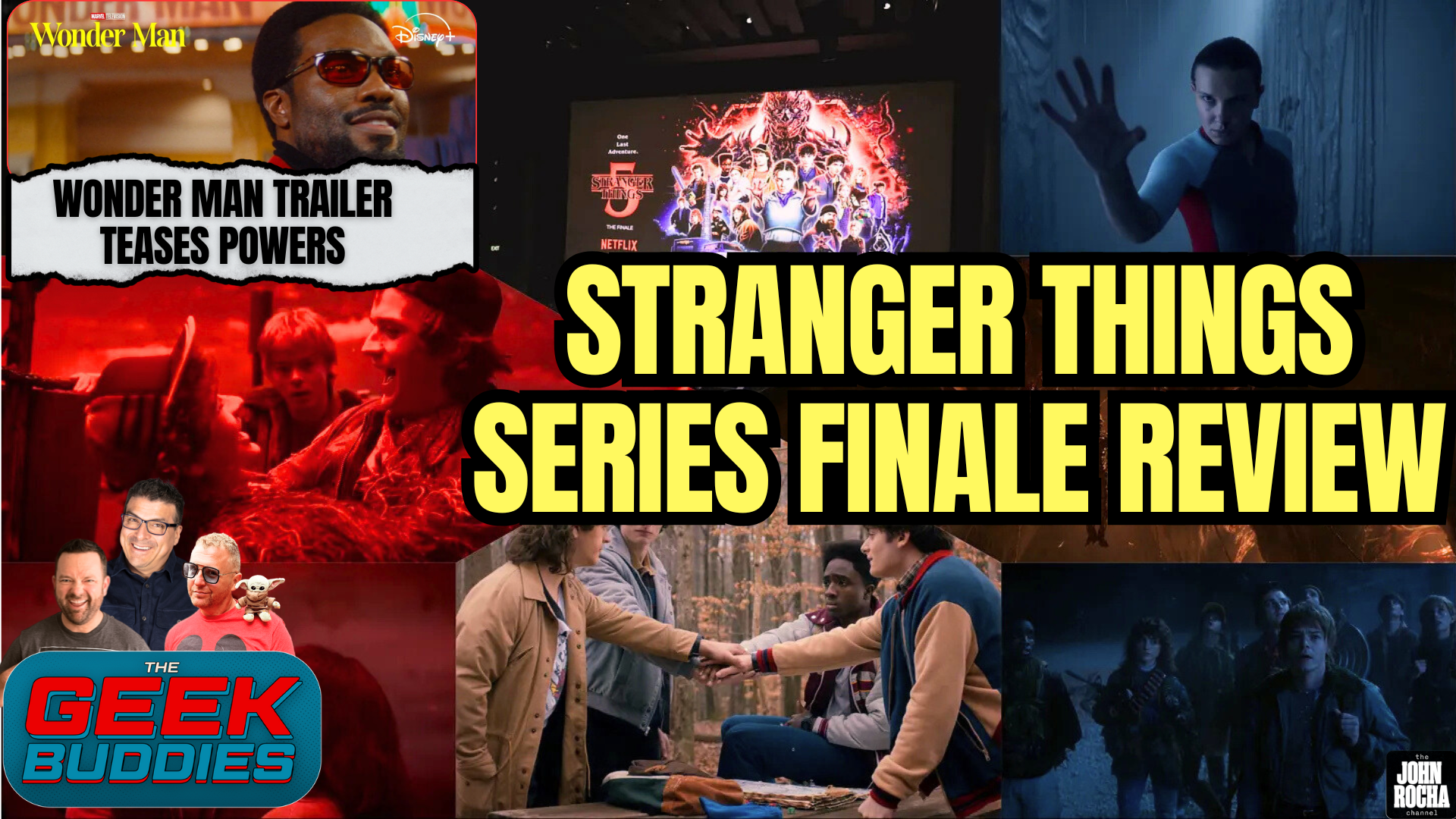 Stranger Things Series Finale Review, Wonder Man Trailer Teases Simon's Powers
