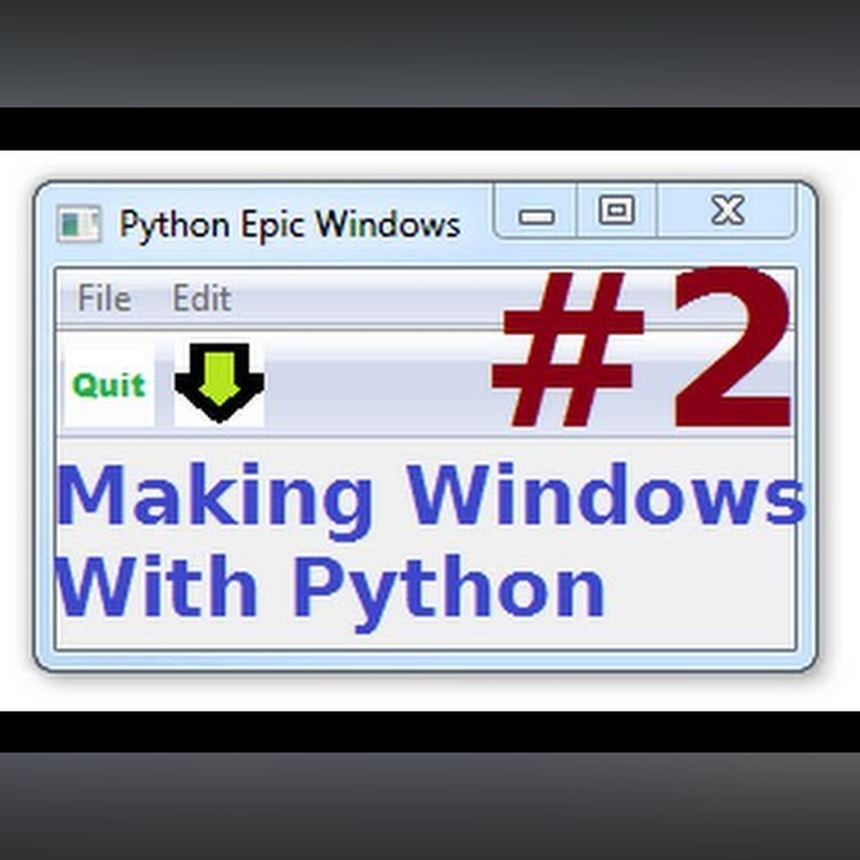 wxPython Tutorials 2: Making Windows GUIs with Python: Customizing Window Parameters episode artwork