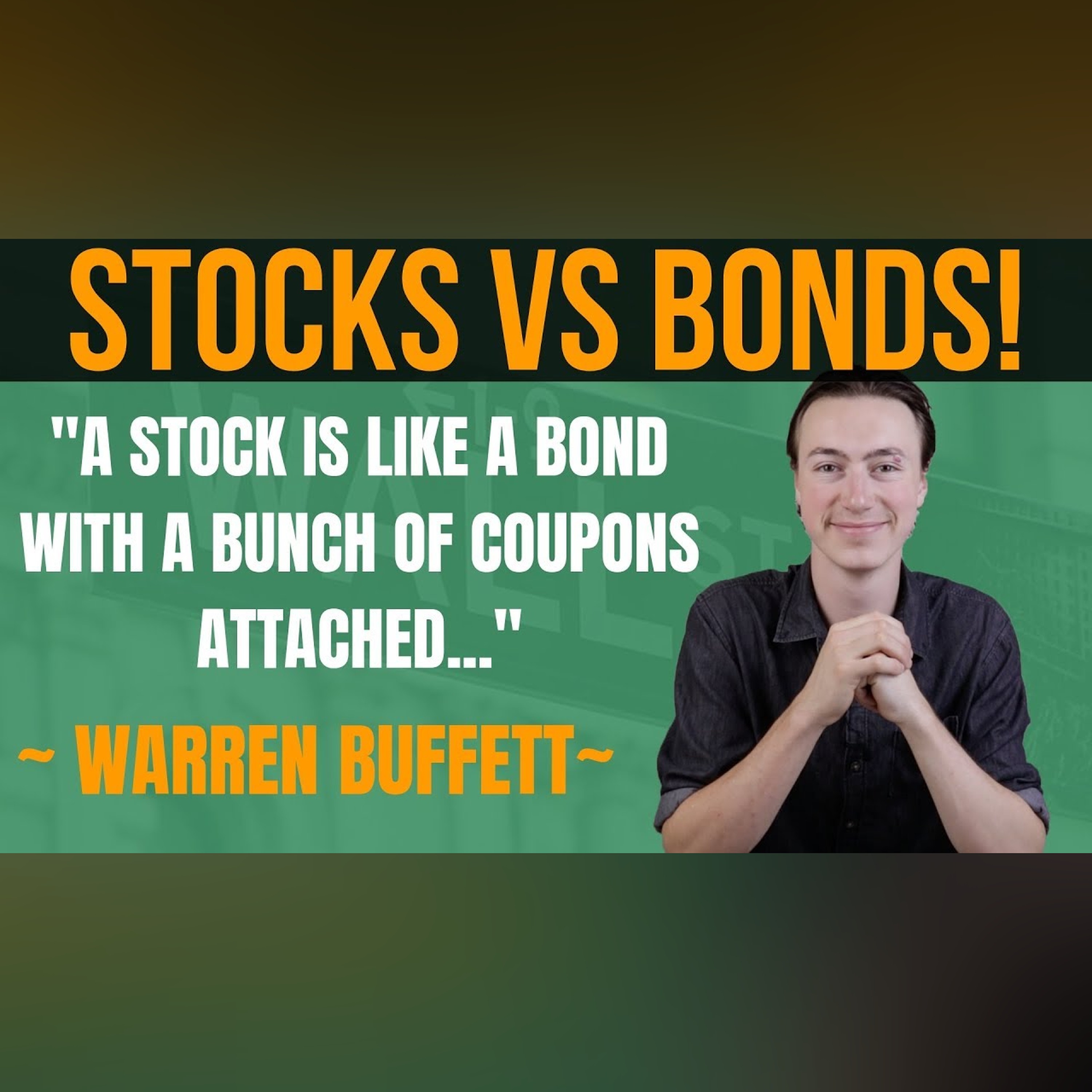 Think of Stocks like Bonds? | Stocks Vs Bonds