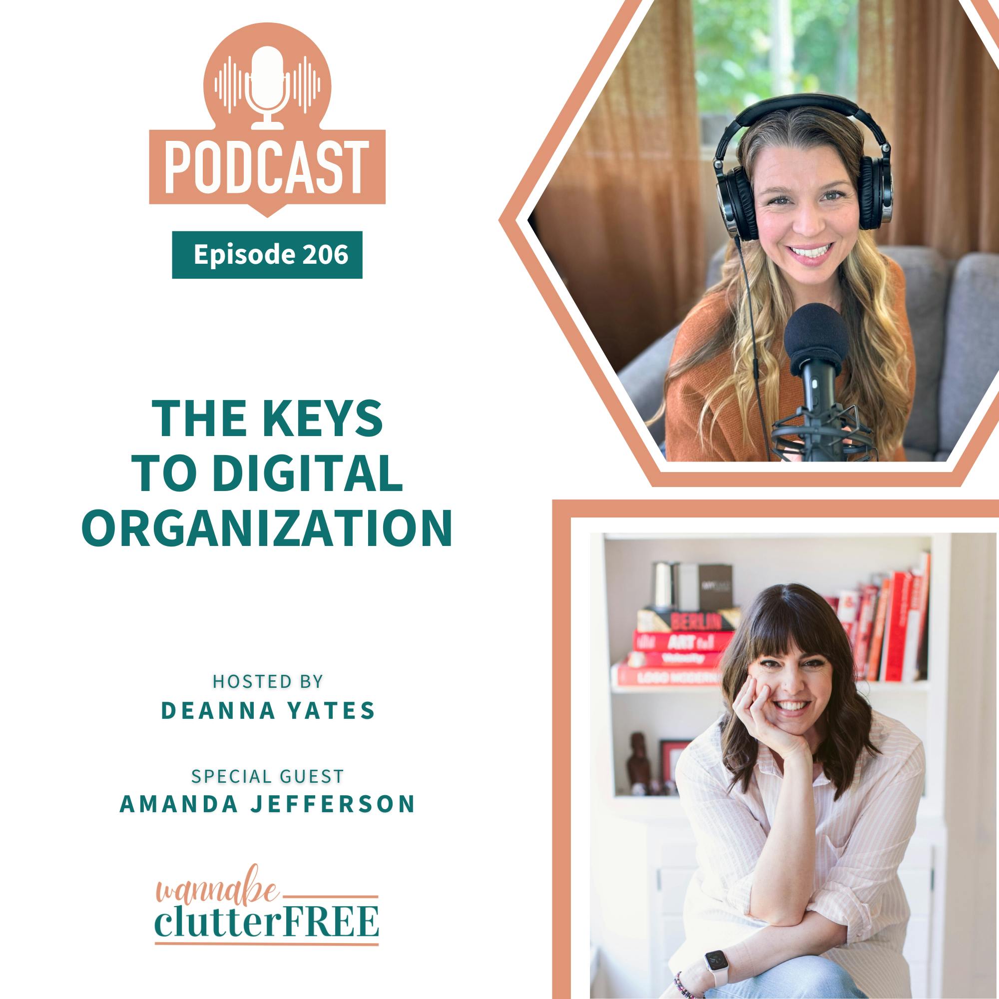 Ep 206: The Keys to Digital Organization with Tech Expert Amanda Jefferson