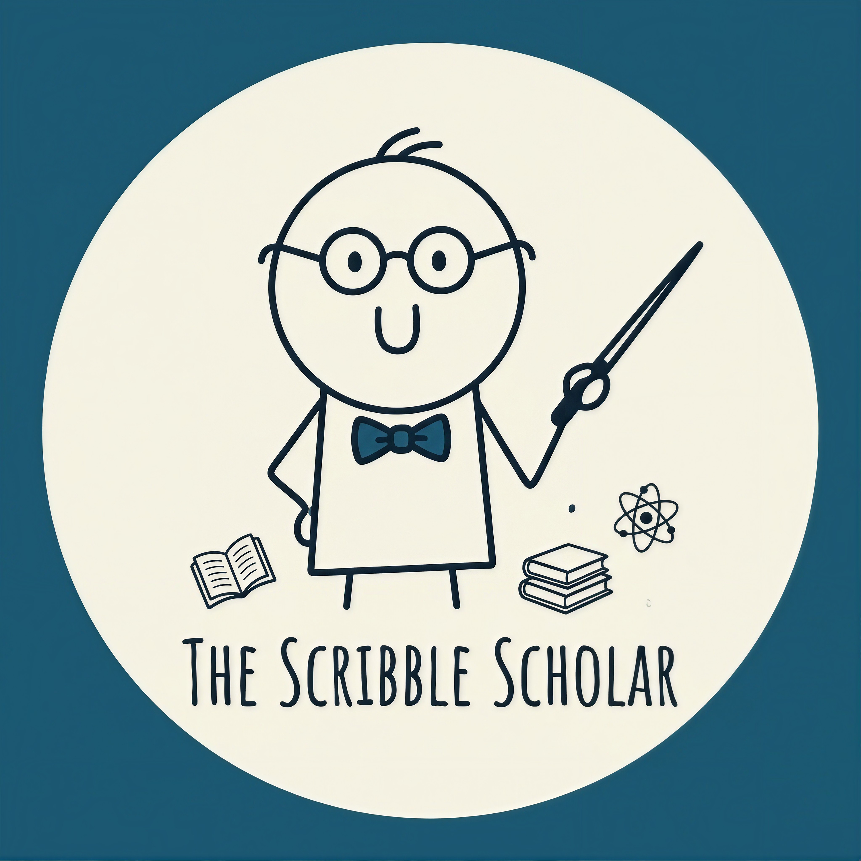 The Scribble Scholar: cool stuff explained in a simple way podcast artwork