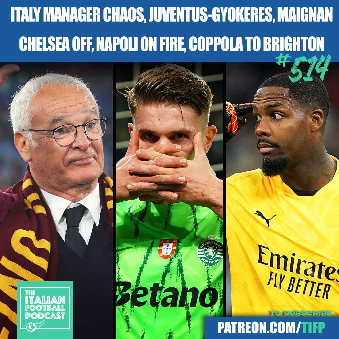 Italy Manager CHAOS | Juventus - Viktor Gyökeres | Mike Maignan - Chelsea OFF | Napoli ON FIRE | Diego Coppola - Brighton & Much More