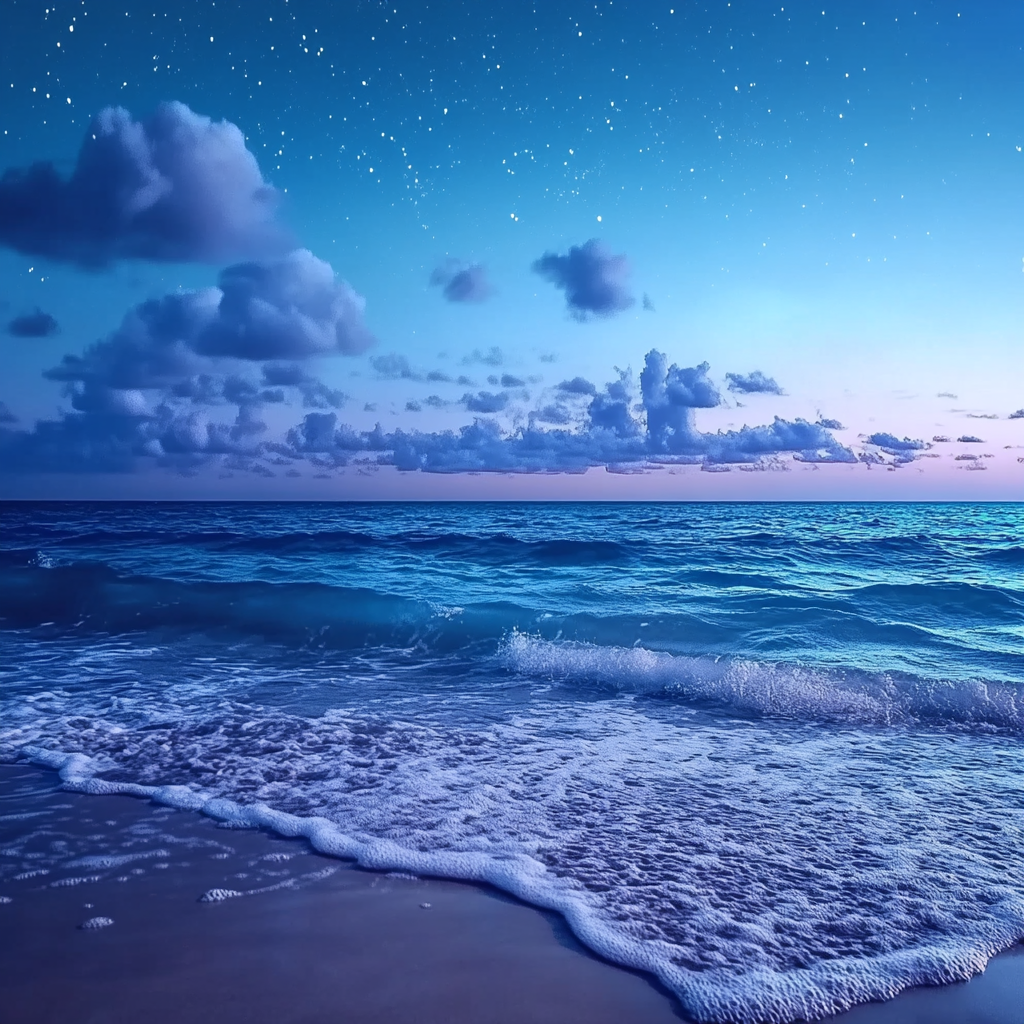 Ocean Sounds For Deep Sleep, Relax With Night Ocean Waves