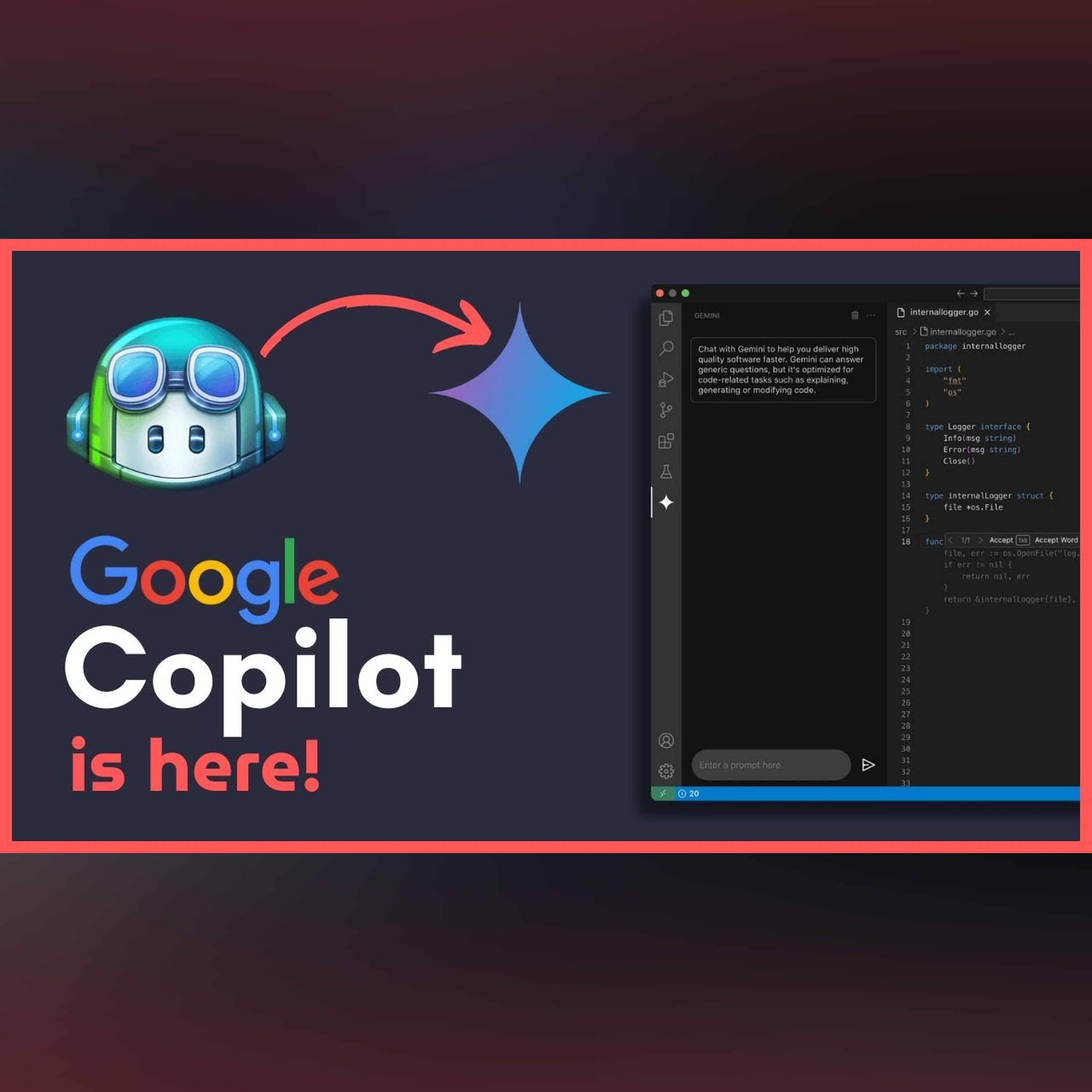 Gemini Code Assist: Github Copilot's Alternative! The FREE AND BEST Alternative to Github Copilot. episode artwork