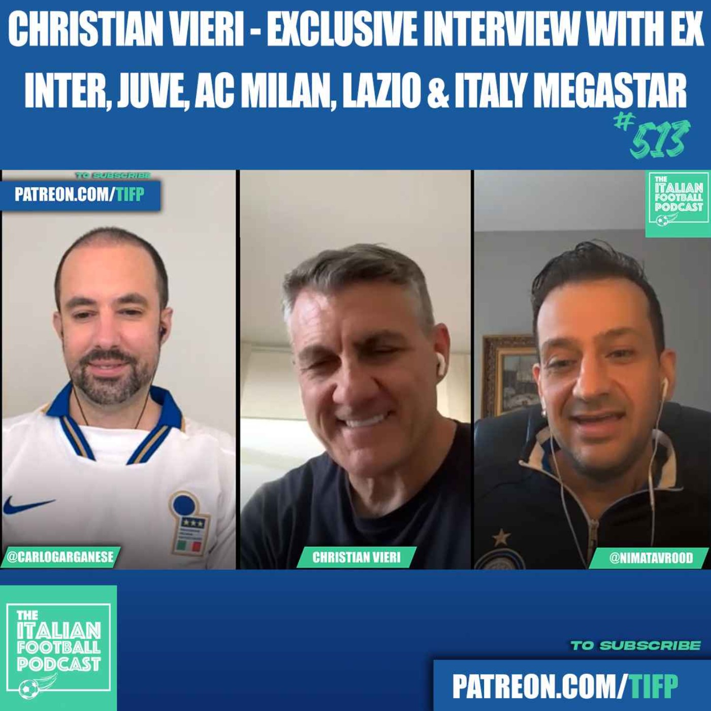 Christian Vieri - Exclusive Interview With Ex Inter, AC Milan, Juventus, Lazio & Italy Megastar