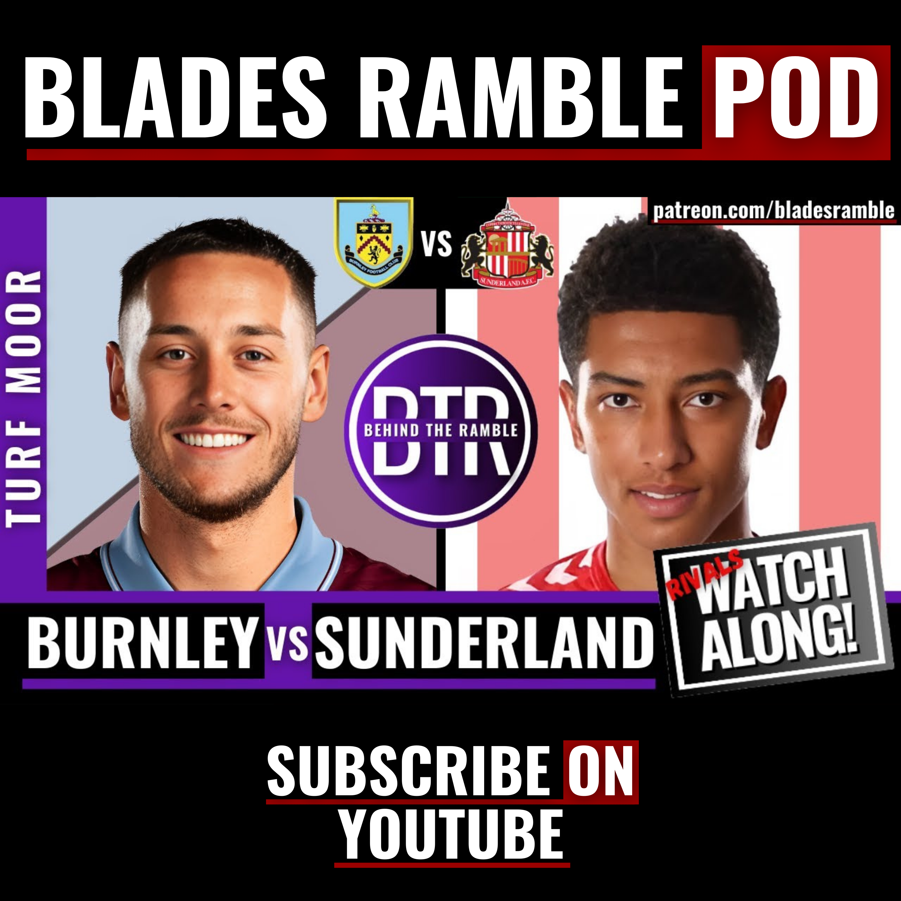BTR: RIVALS WATCH ALONG!! | BURNLEY 0-0 SUNDERLAND