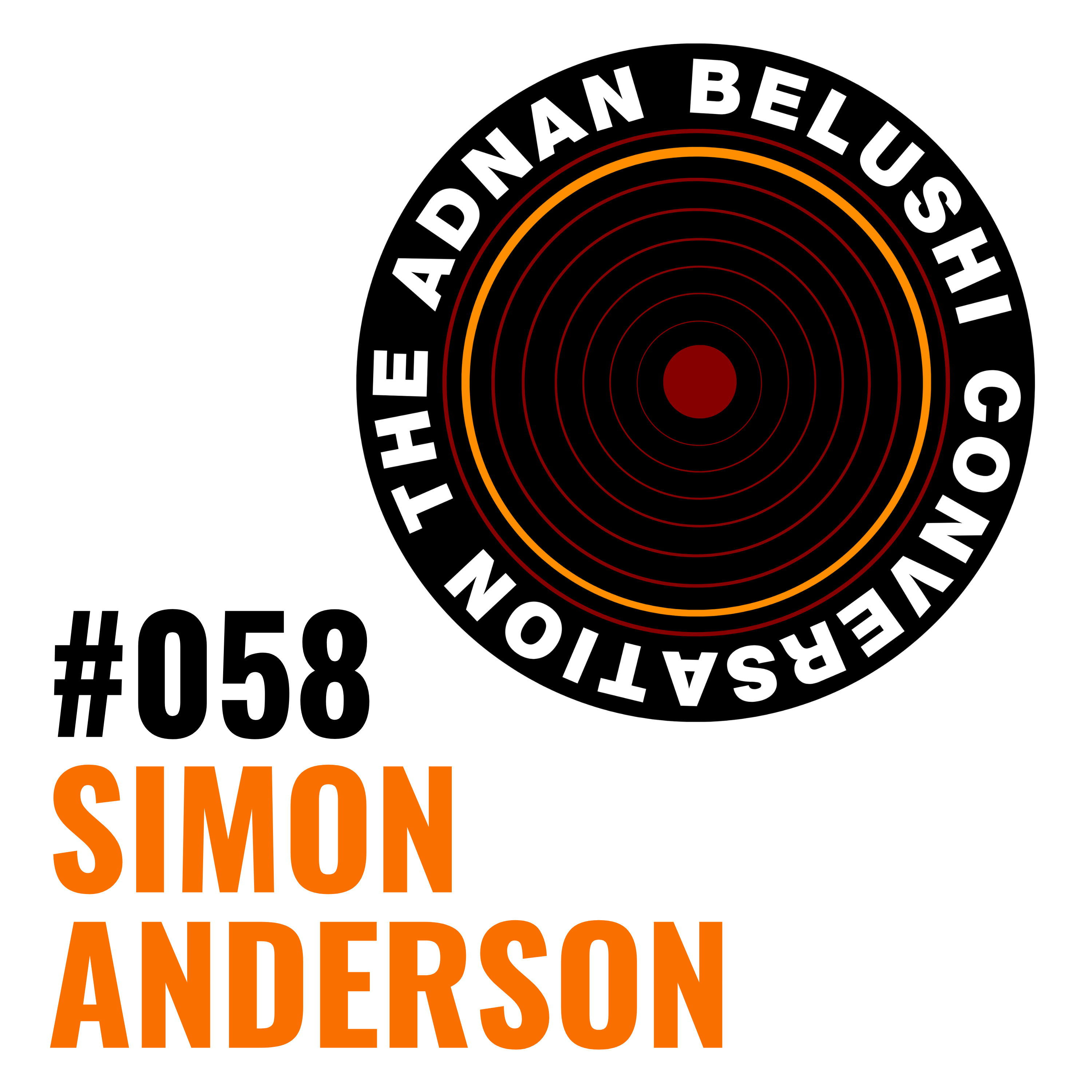 #058 - Simon Anderson episode artwork