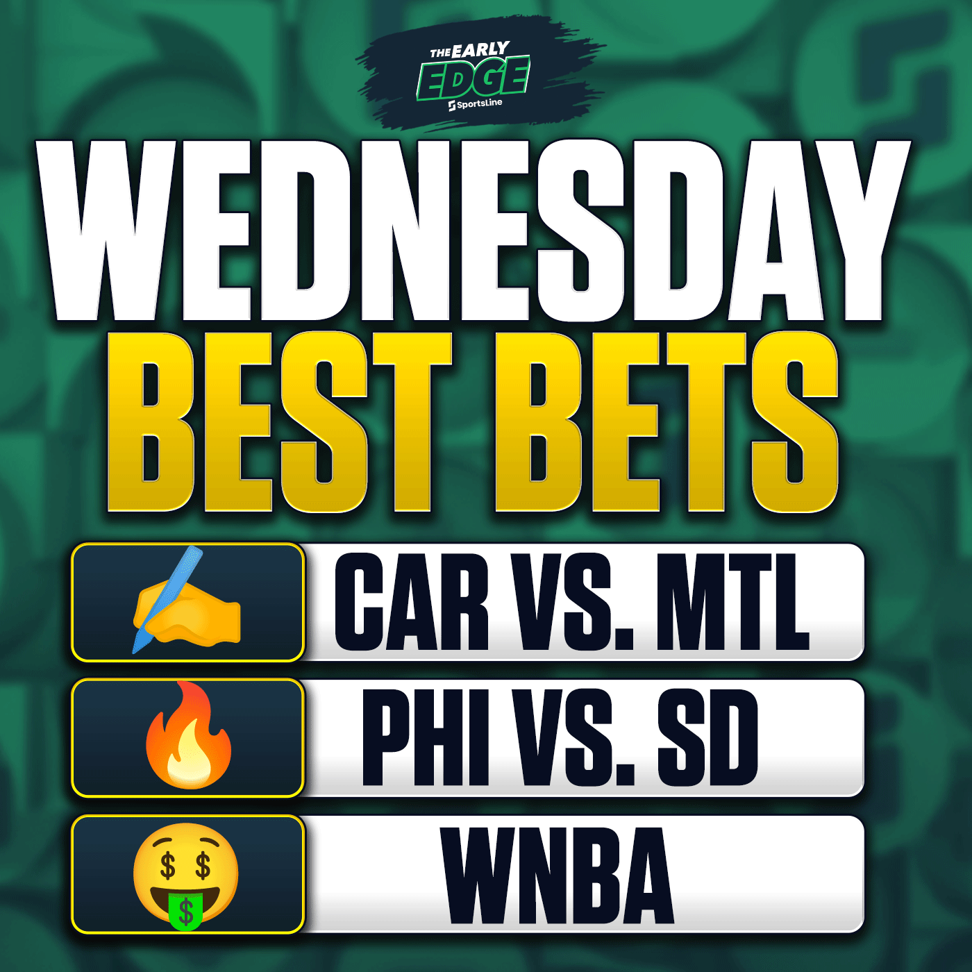 Wednesday's BEST BETS: Canes vs. Habs Bets + MLB Props + WNBA