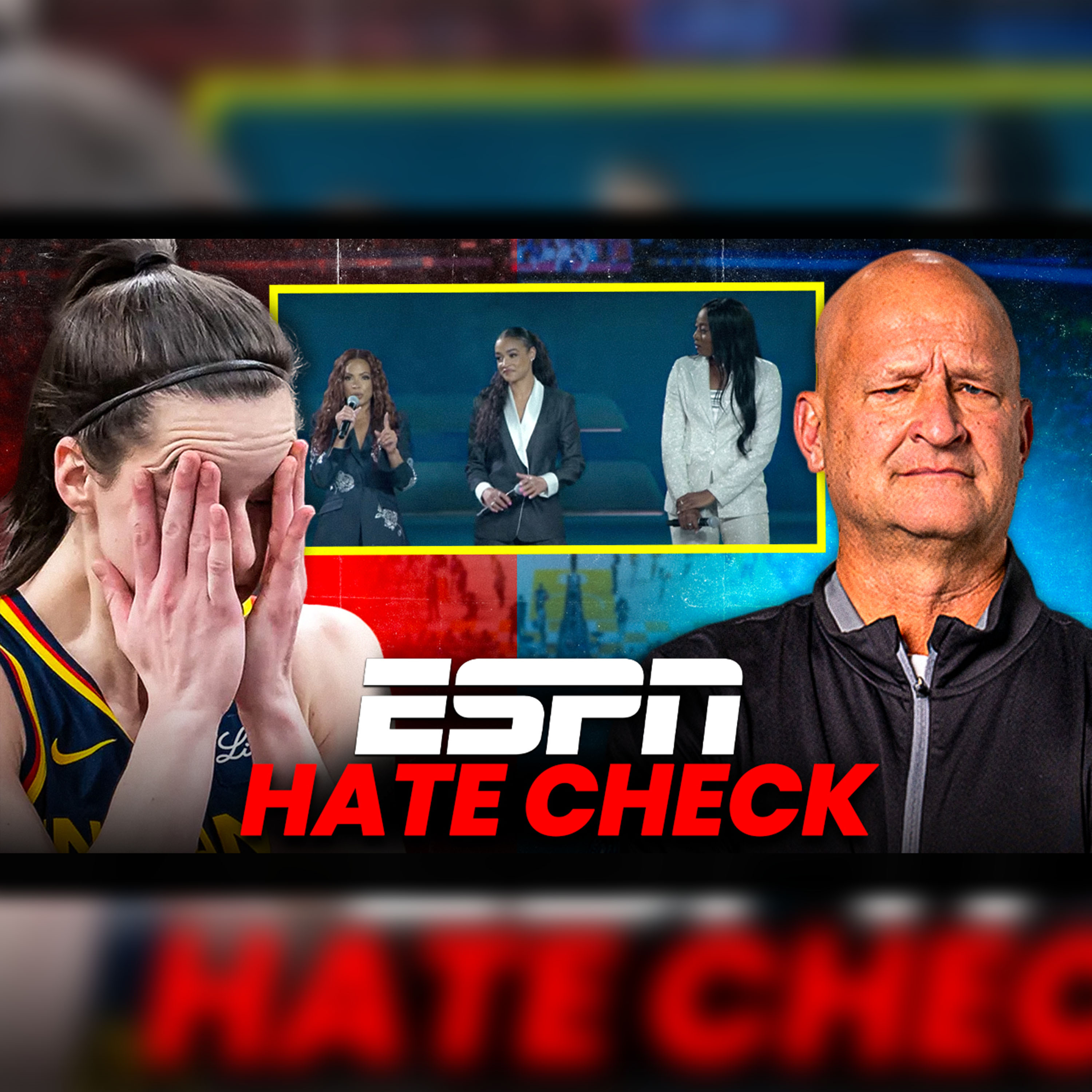 Woke ESPN Unveils ‘Women-Led’ Show Featuring Trio Of Caitlin Clark Haters + J Hammer, Dan "Z" & Joe Kinsey | episode artwork