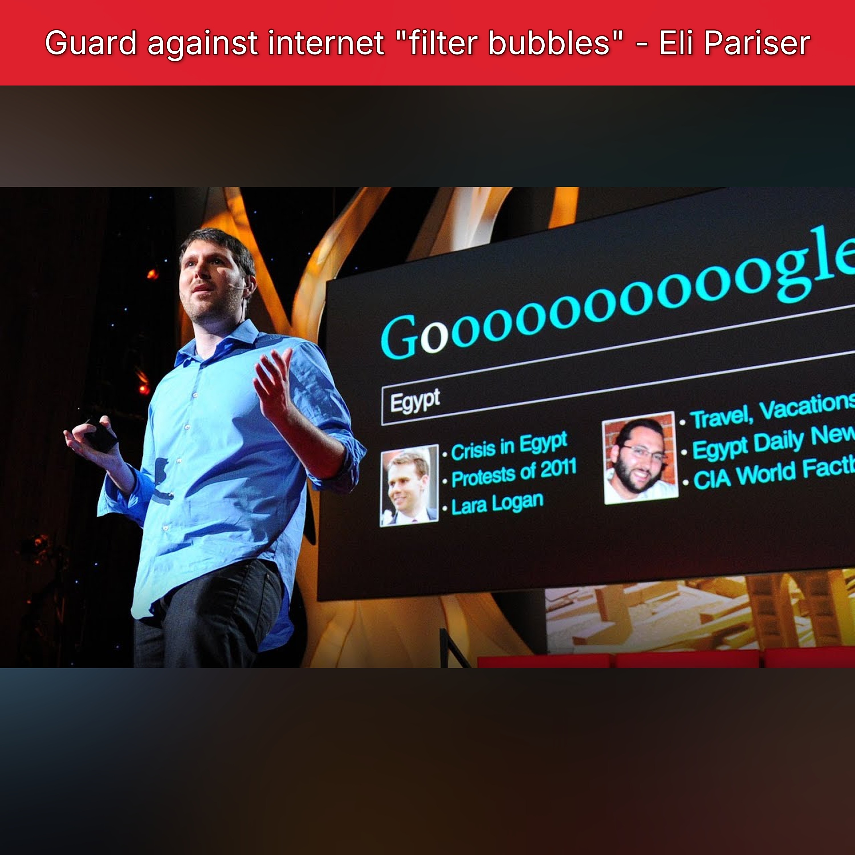 Guard against internet "filter bubbles" - Eli Pariser episode artwork
