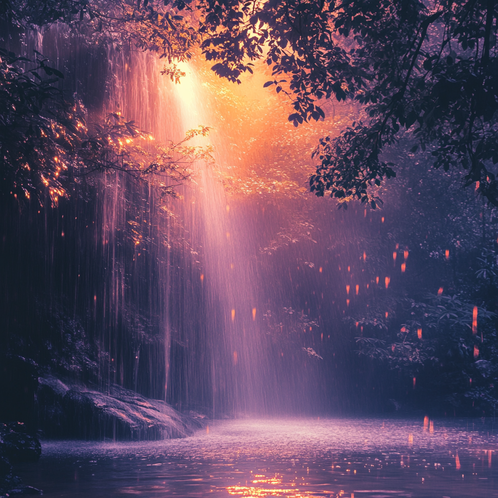 Relaxing Pink Noise – Rain, Fire, and Waterfall Sounds for Sleep