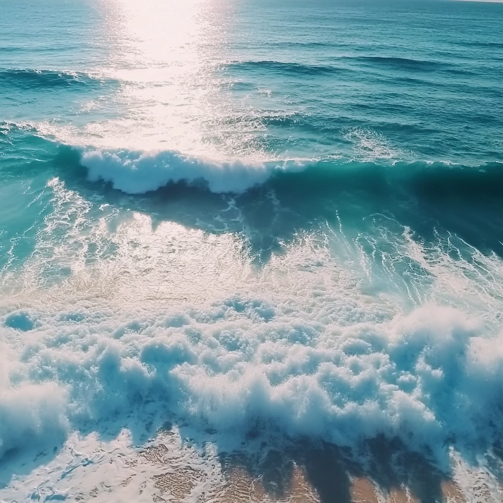 Ocean Waves Crashing – Relaxing Beach Ambience