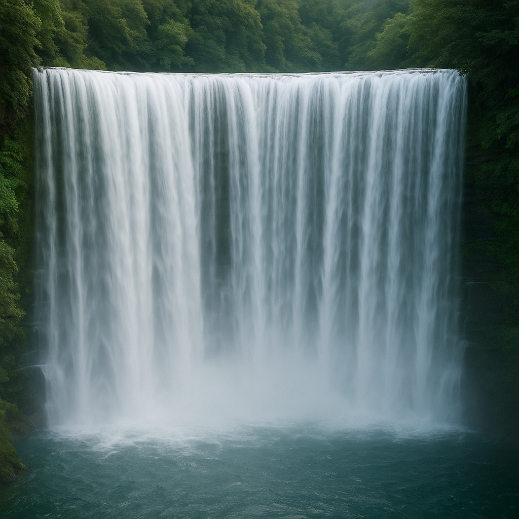Long Waterfall Sound That Washes Away Stress and Anxiety