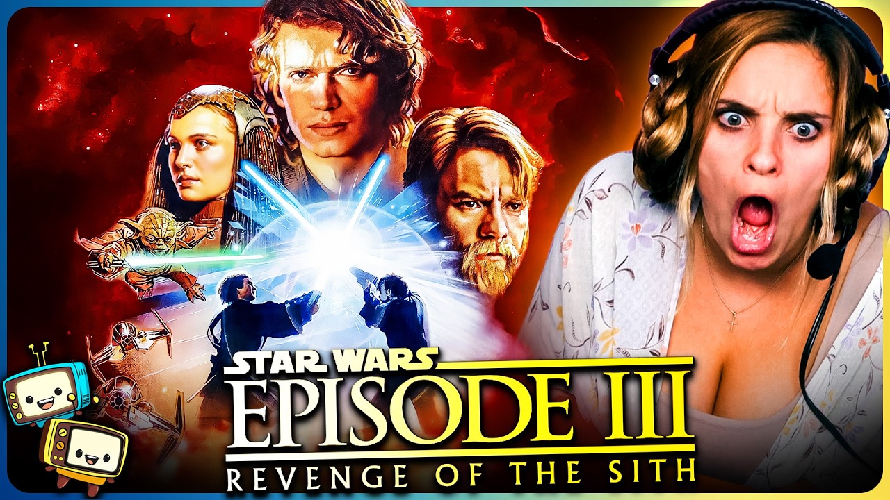 STAR WARS: EPISODE III - REVENGE OF THE SITH Movie Reaction! | First Time Watch! | Ewan McGregor episode artwork